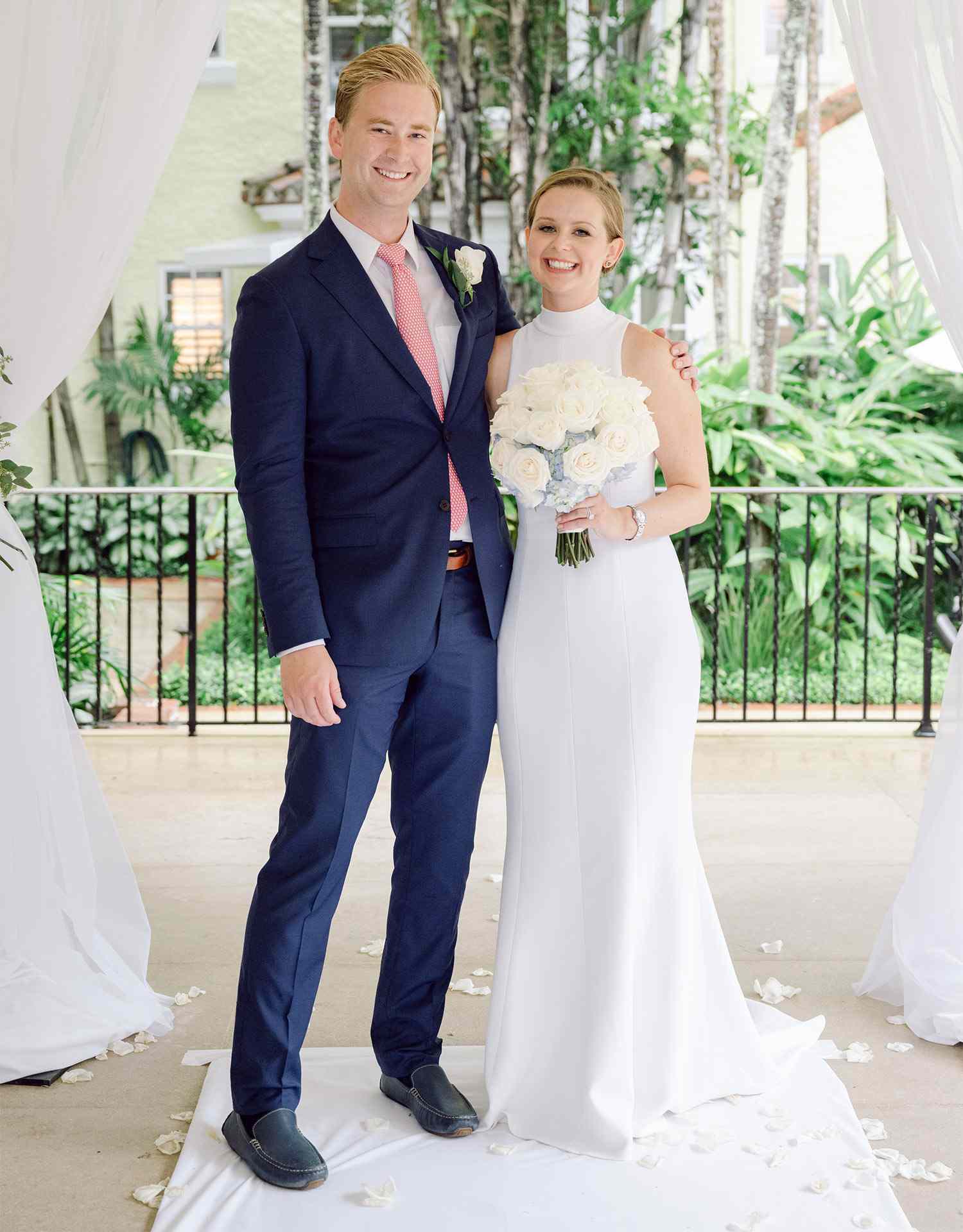 Fox New's Peter Doocy Officiated His Sister's Wedding in a Hurricane |  PEOPLE.com