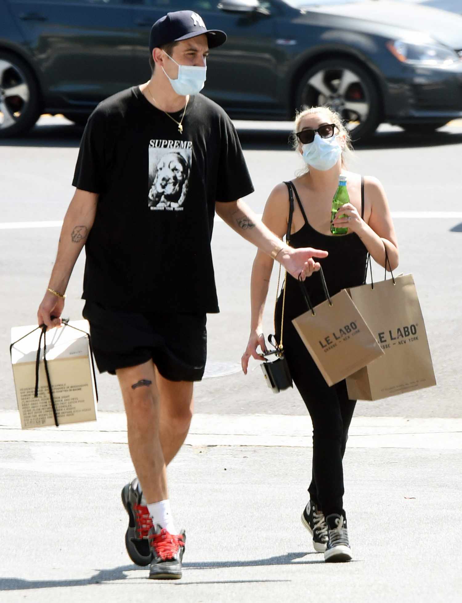 Ashley Benson and G-Eazy Do Some Shopping at the Le Labo Perfume Store in Los Angeles.