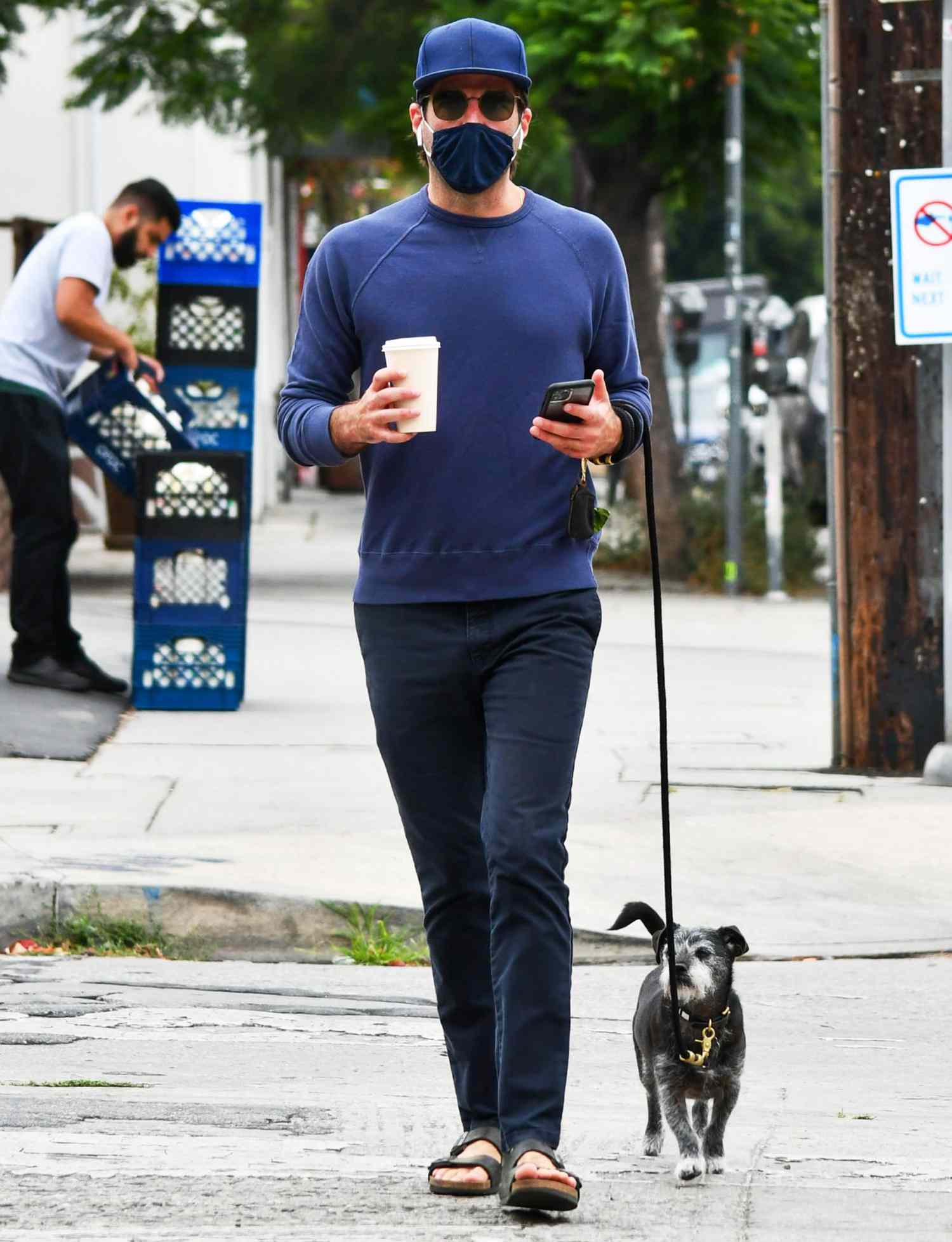 Zachary Quinto is seen on August 05, 2020 in Los Angeles, California
