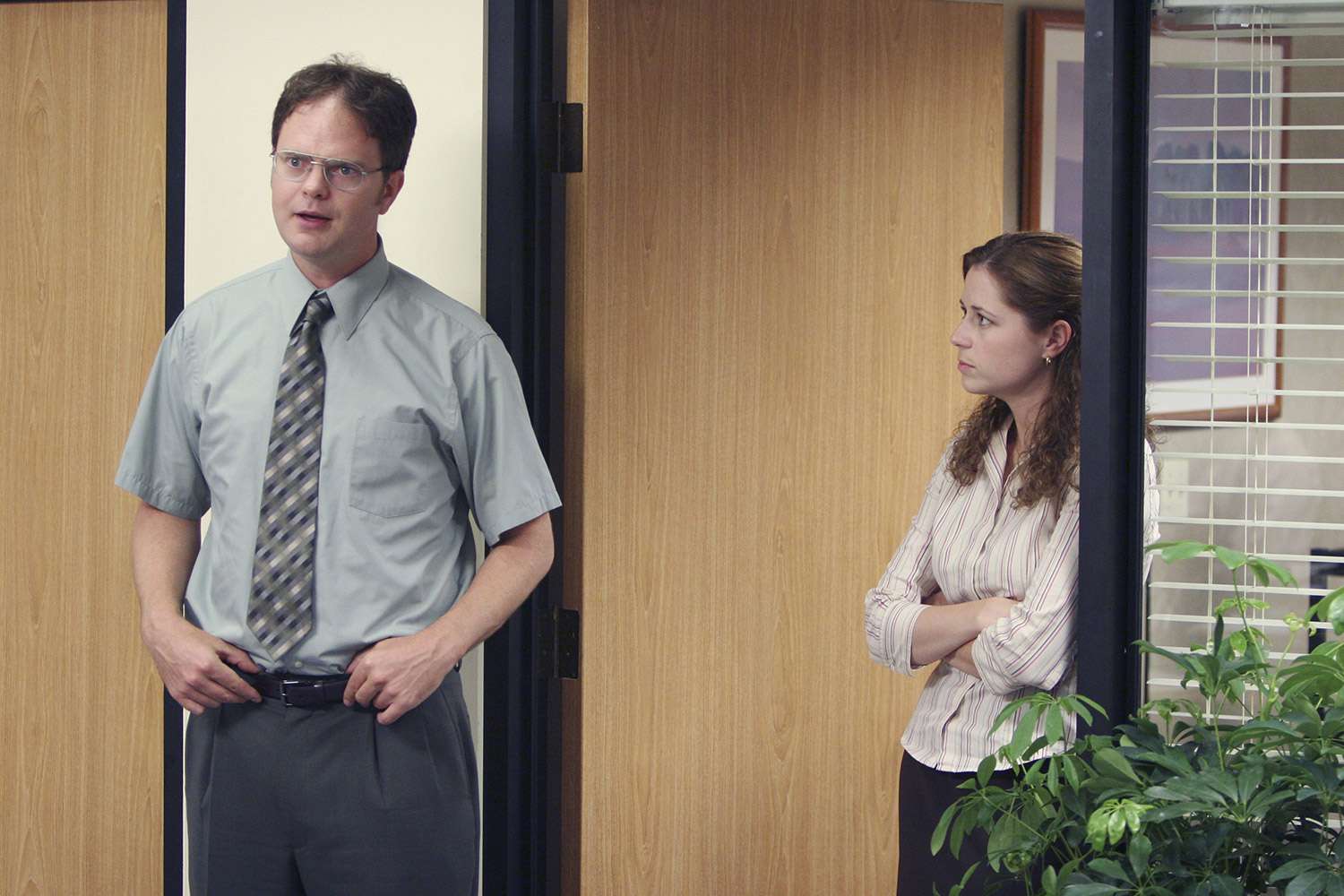 Pam and Dwight the office