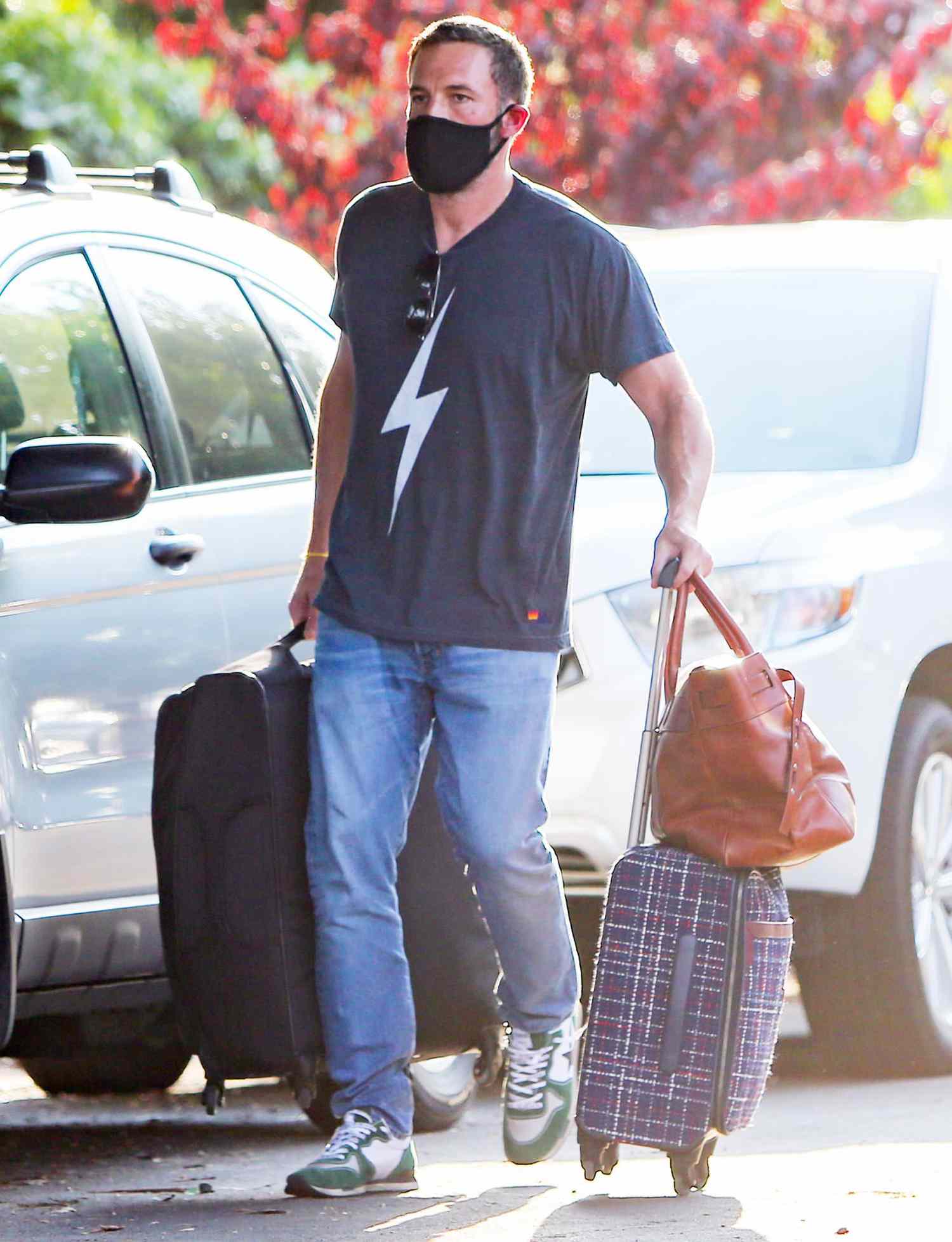 Ben Affleck is seen on August 19, 2020 in Los Angeles, California