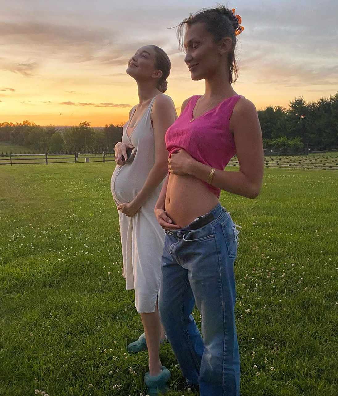 Bella Hadid instagram gigi hadid pregnancy