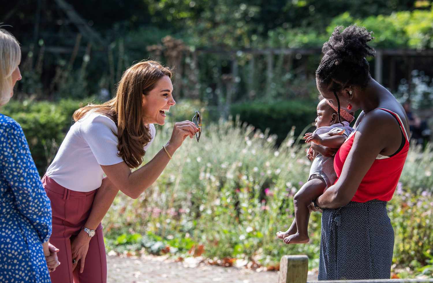 Catherine Duchess of Cambridge learning about parent-powered initiatives