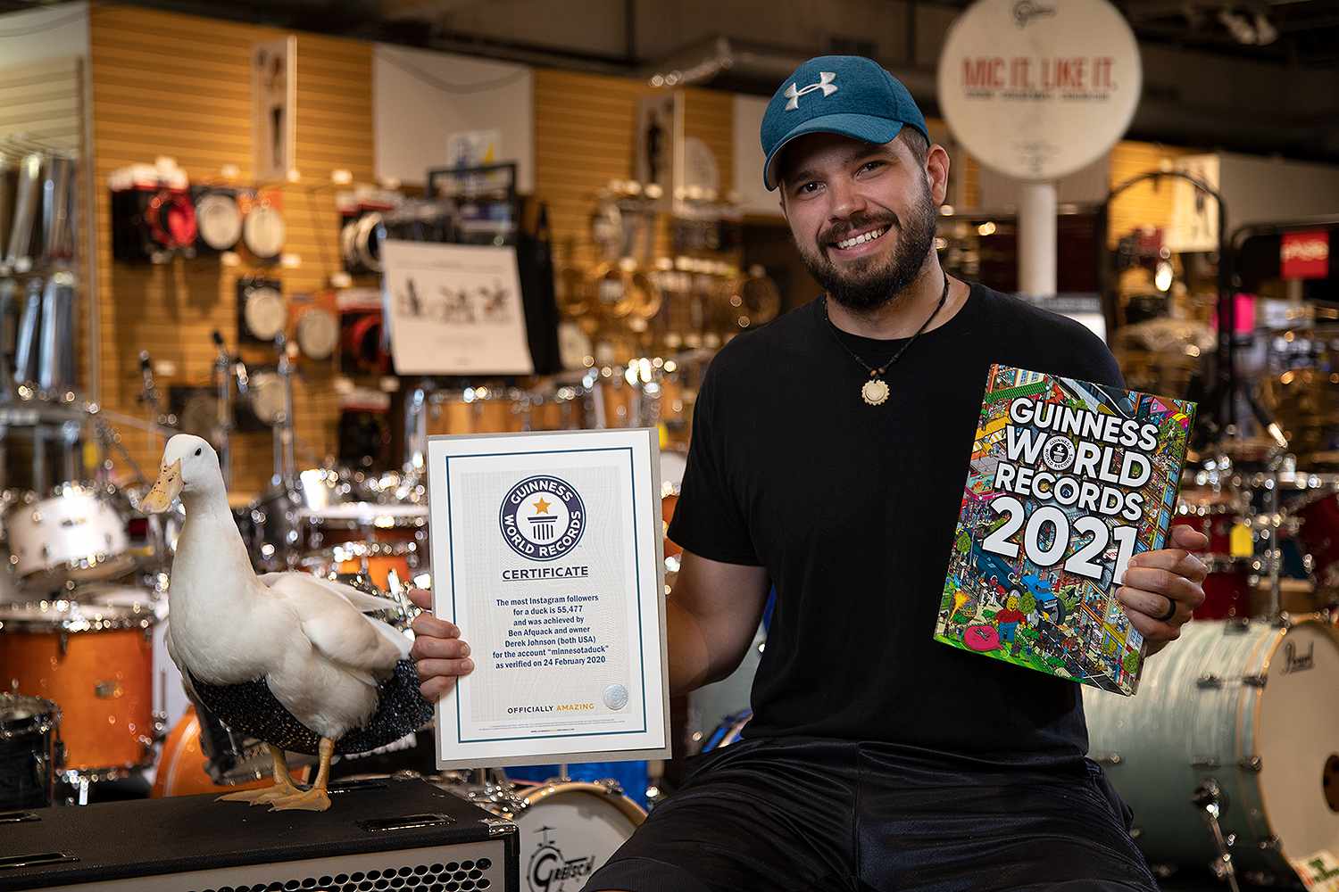 Ben Afquack, the Guiness World Record Holder for Most-Followed Duck on Instagram