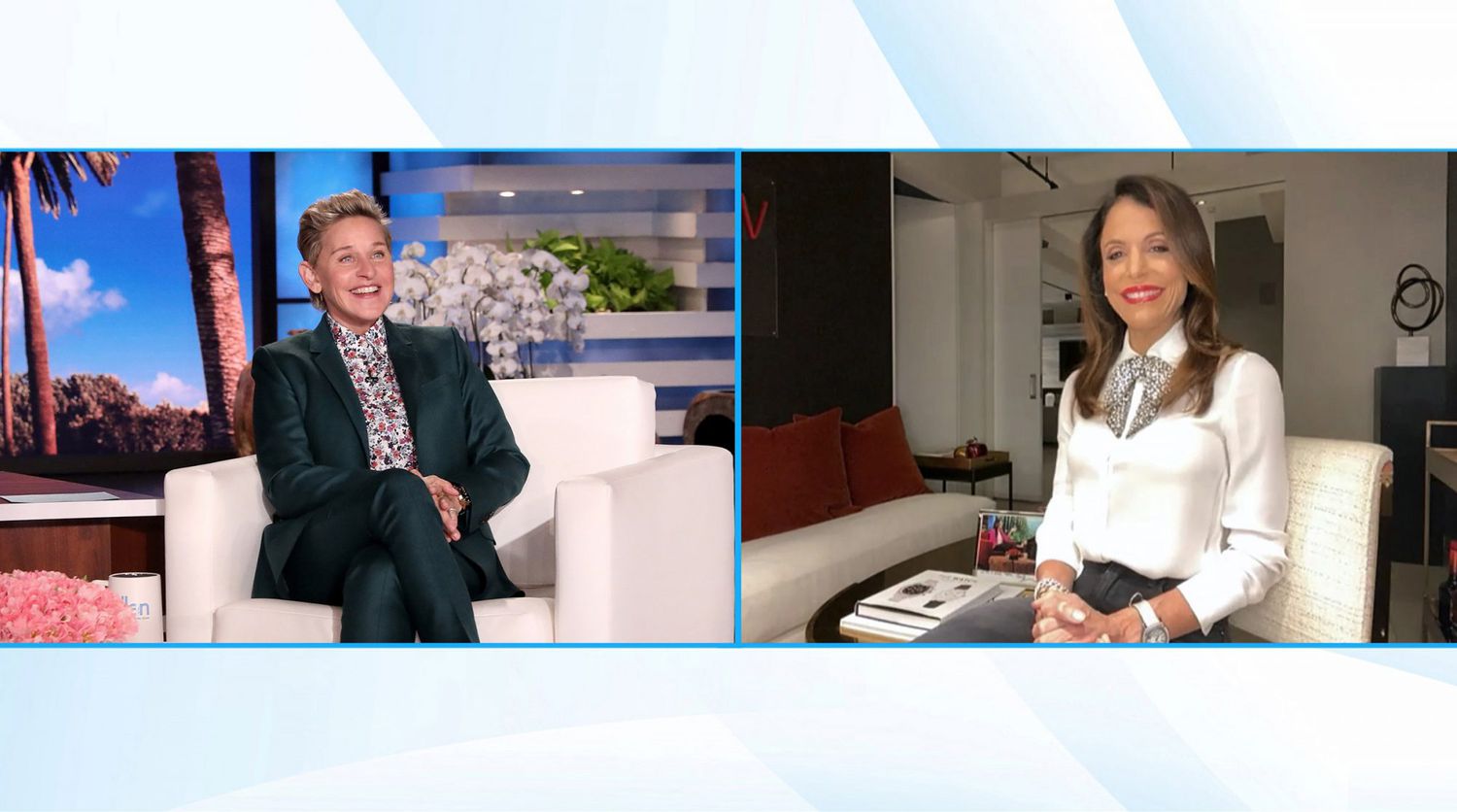 Reality star-turned-business mogul Bethenny Frankel makes an appearance on &ldquo;The Ellen DeGeneres Show&rdquo; via Zoom airing Friday, October 23rd.
