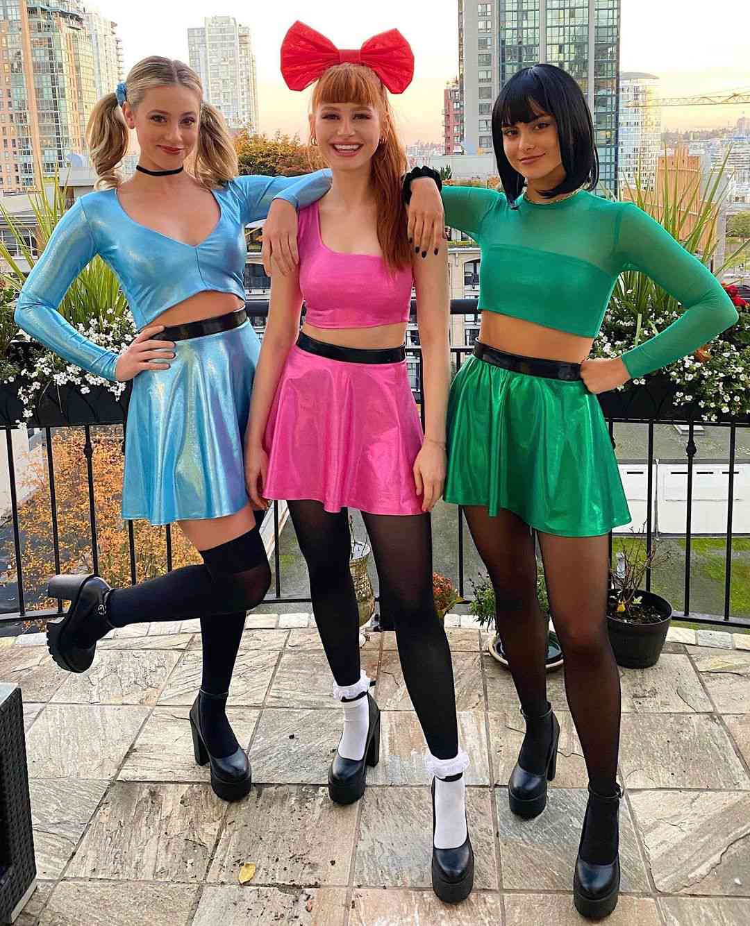 Riverdale Cast Members Channel the Powerpuff Girls in Matching Halloween  Costumes | PEOPLE.com