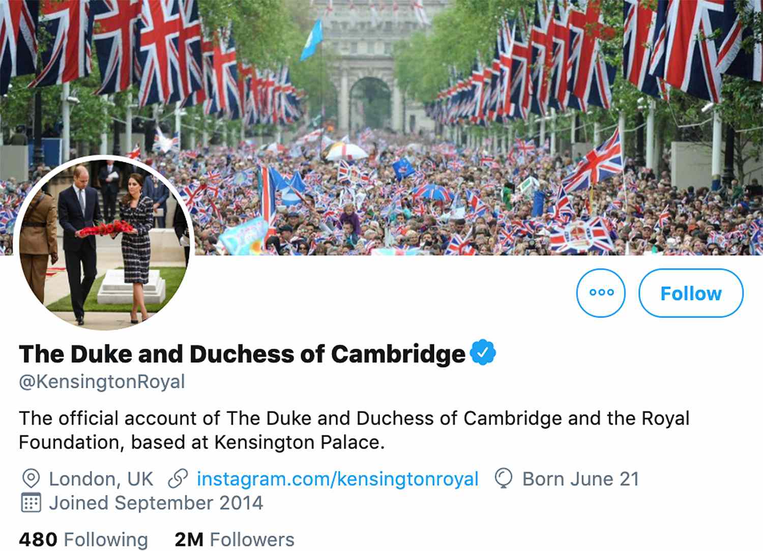 Will and Kate Twitter