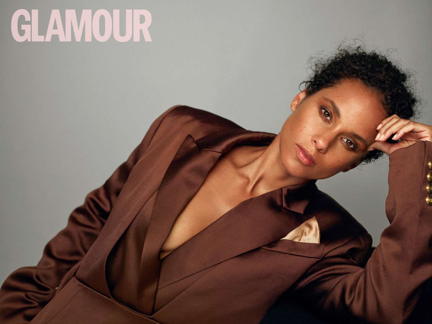 Alicia Keys as the cover star of GLAMOUR UK's Autumn/Winter 20/21 Magazine