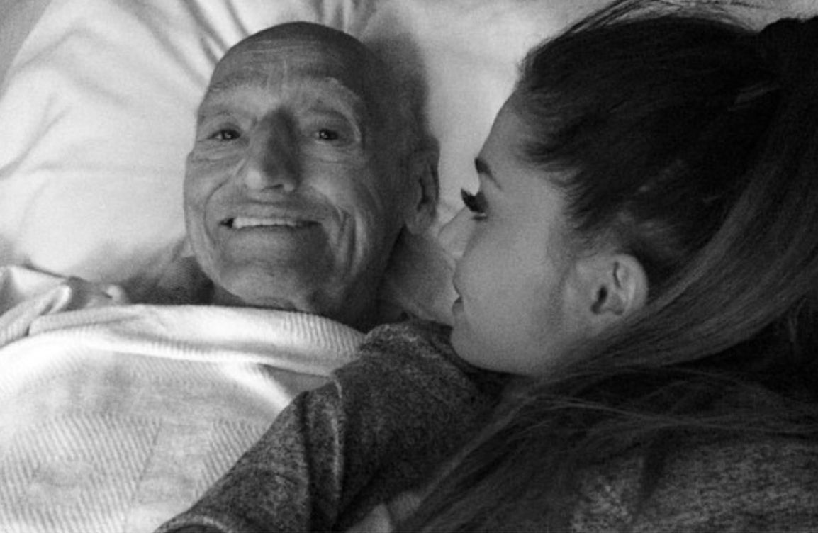 Ariana Grande and grandfather
