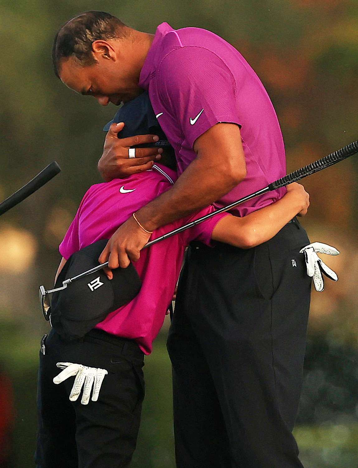 Tiger Woods and Charlie Woods - PCN Championship