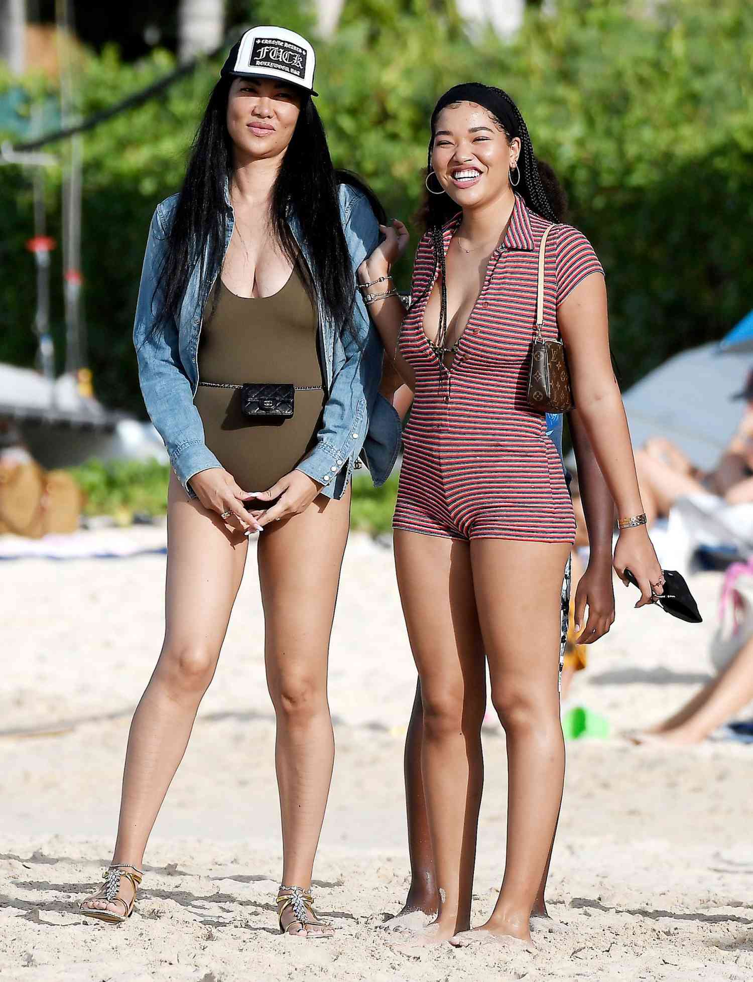 Kimora Lee Simmons And Daughter Ming Lee Simmons Seen Enjoying The Carribean Sun In St Barths
