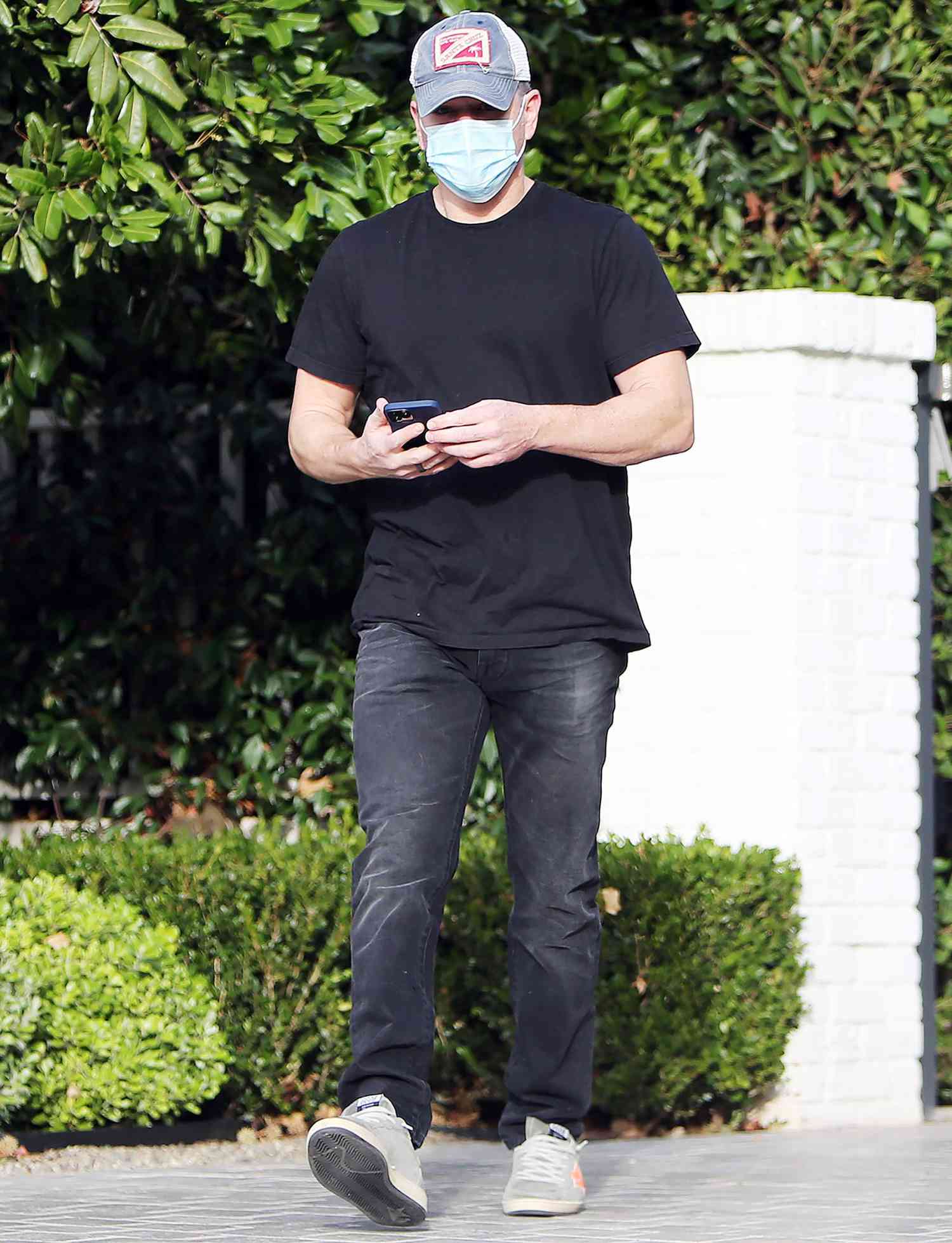 Matt Damon is seen taking a stroll