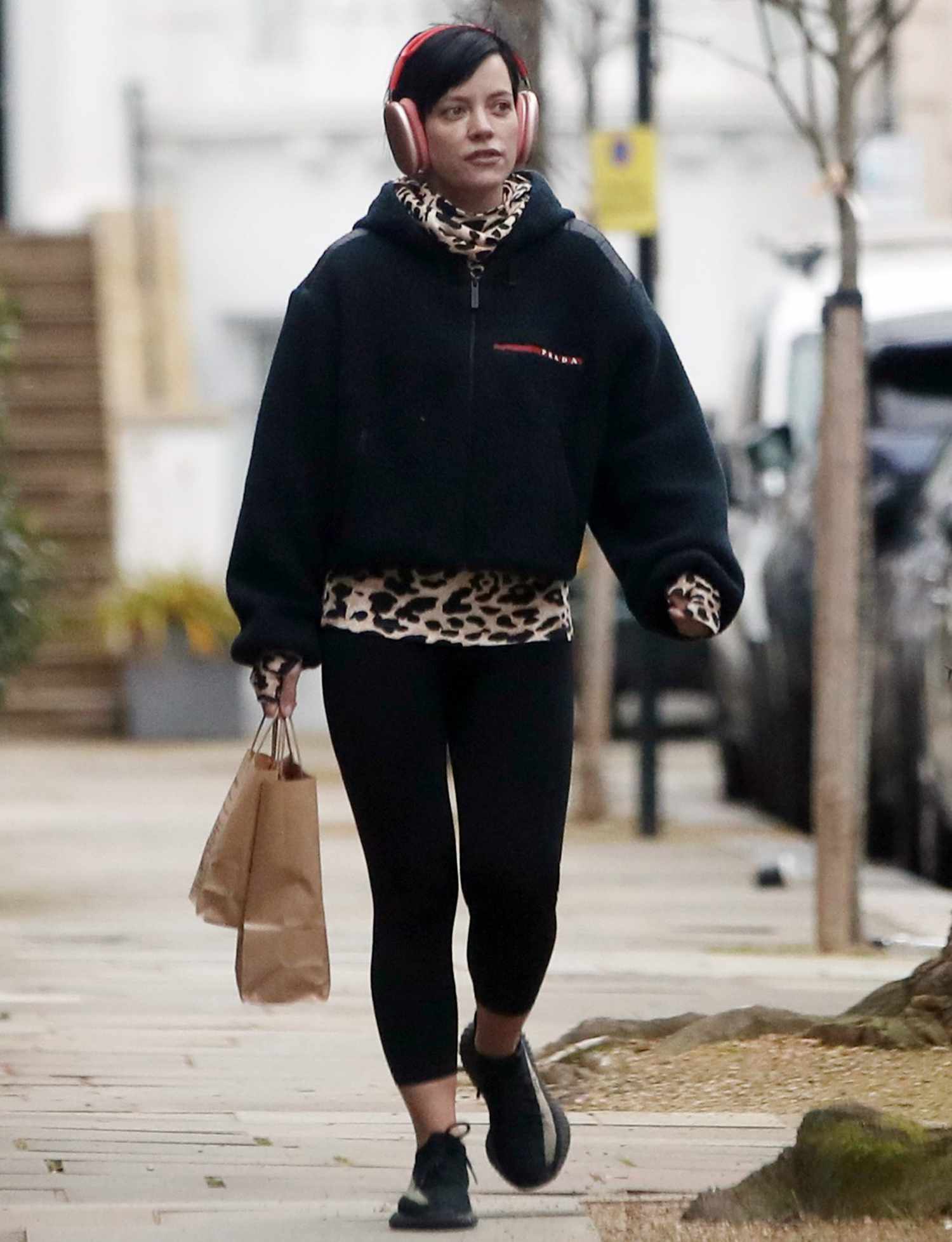 Lily Allen out and about, London, UK - 18 Jan 2021
