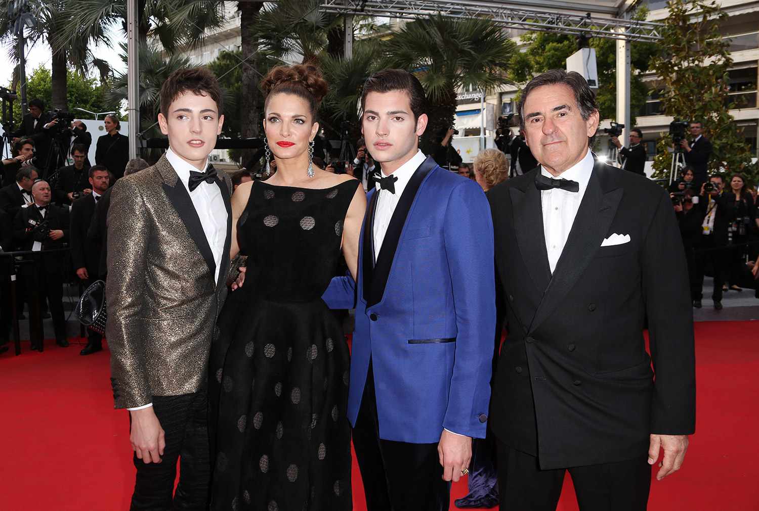 Stephanie Seymour and Peter Brant son