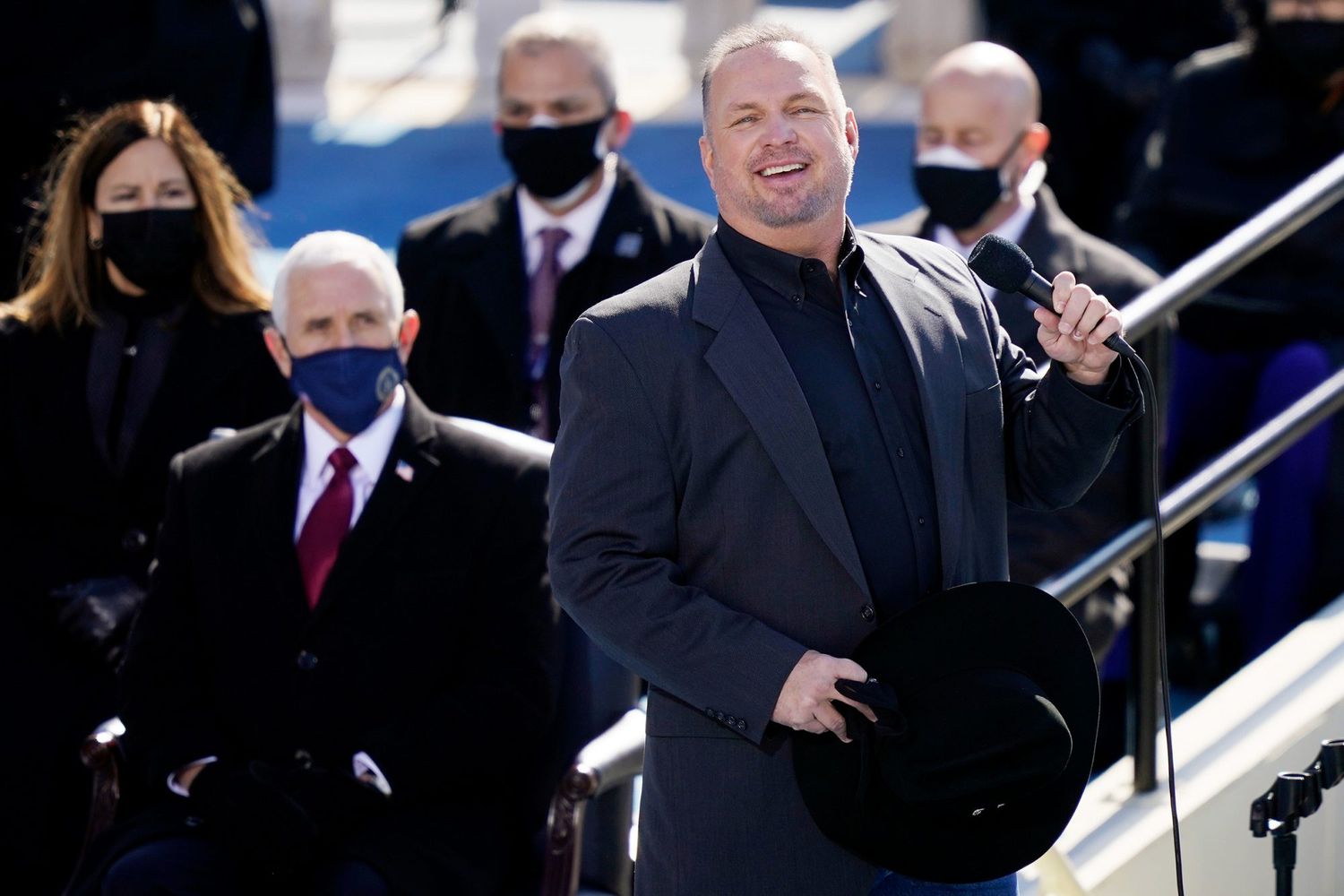 Garth Brooks performs at the inauguration of U.S. President Joe Biden on the West Front of the U.S. Capitol on January 20, 2021