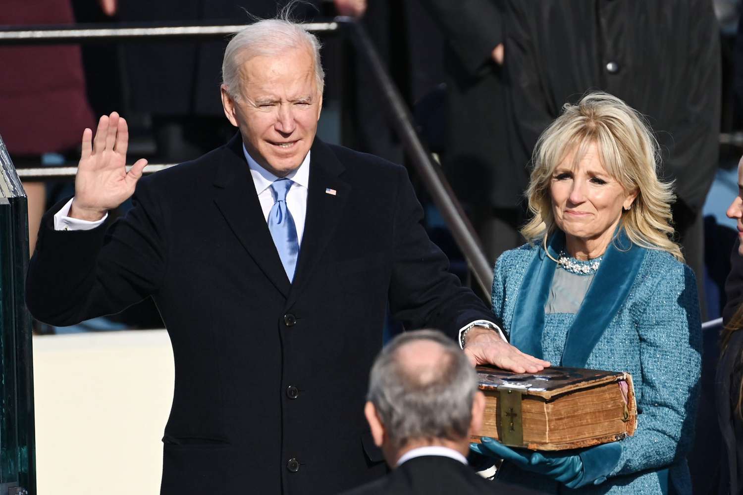 US President-elect Joe Biden is sworn in as the 46th US President, at the US Capitol in Washington, DC