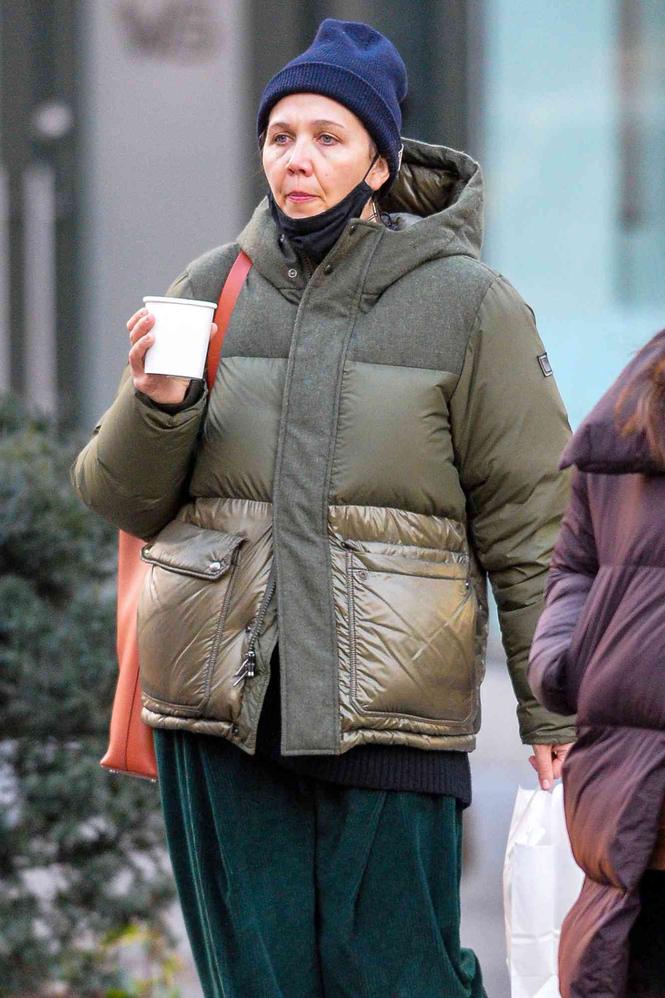 Maggie Gyllenhaal Spotted In Downtown Manhattan