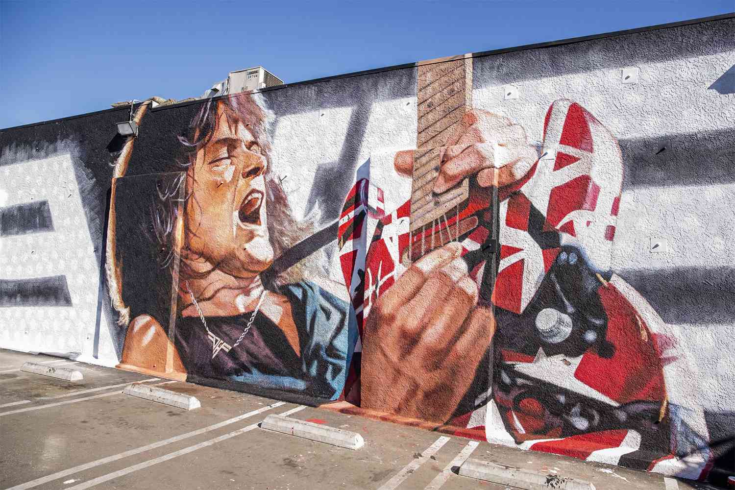 Eddie Van Halen mural