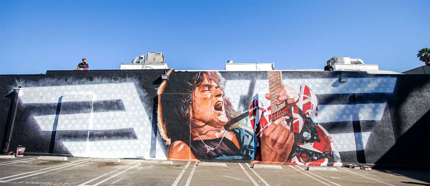Eddie Van Halen mural