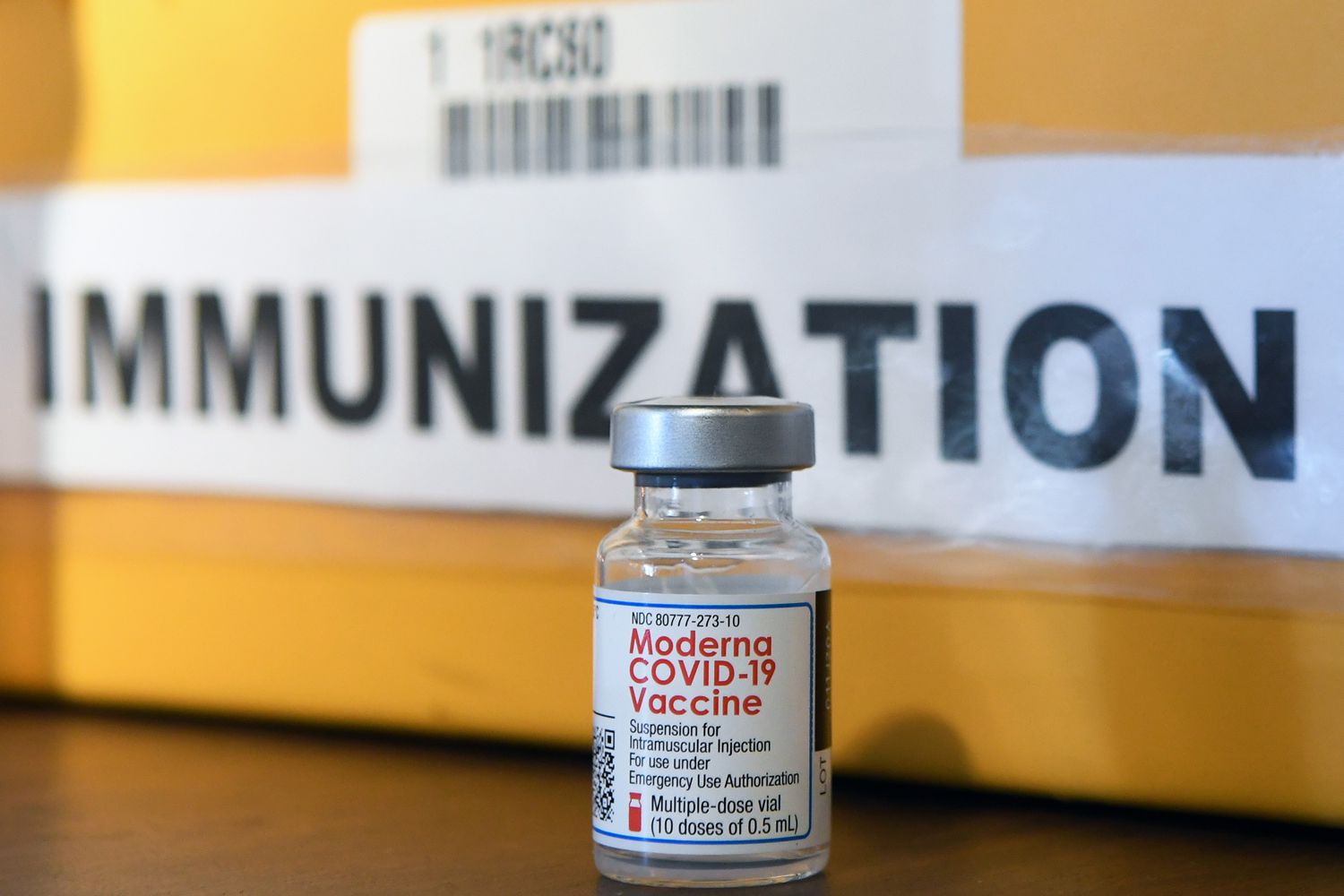 A Moderna COVID-19 vaccine