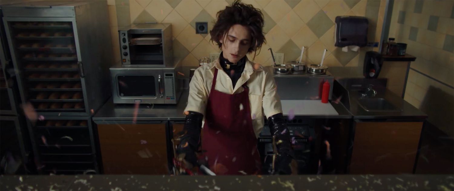 Timothee Chalamet in Cadillac commercial