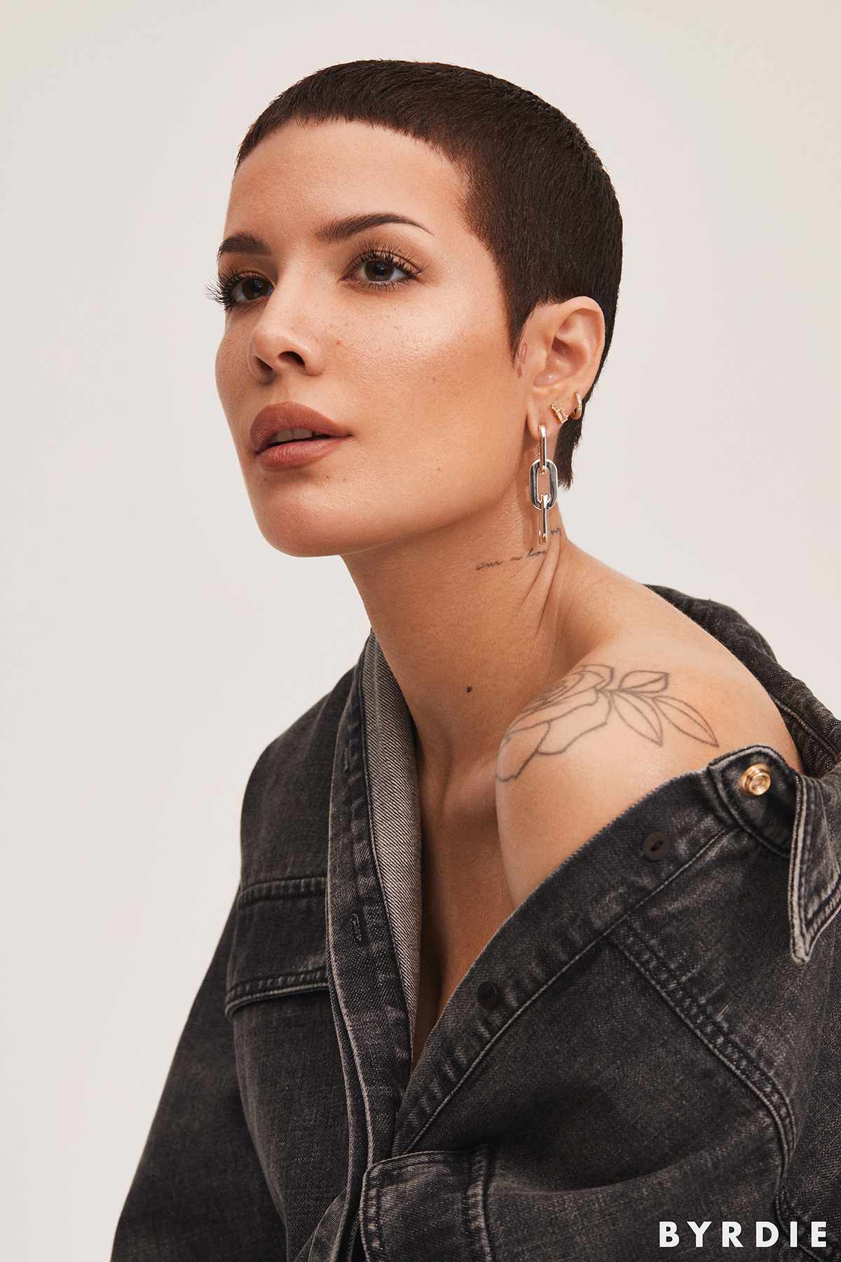 Halsey on the cover of Byrdie&rsquo;s Winter Digital Issue