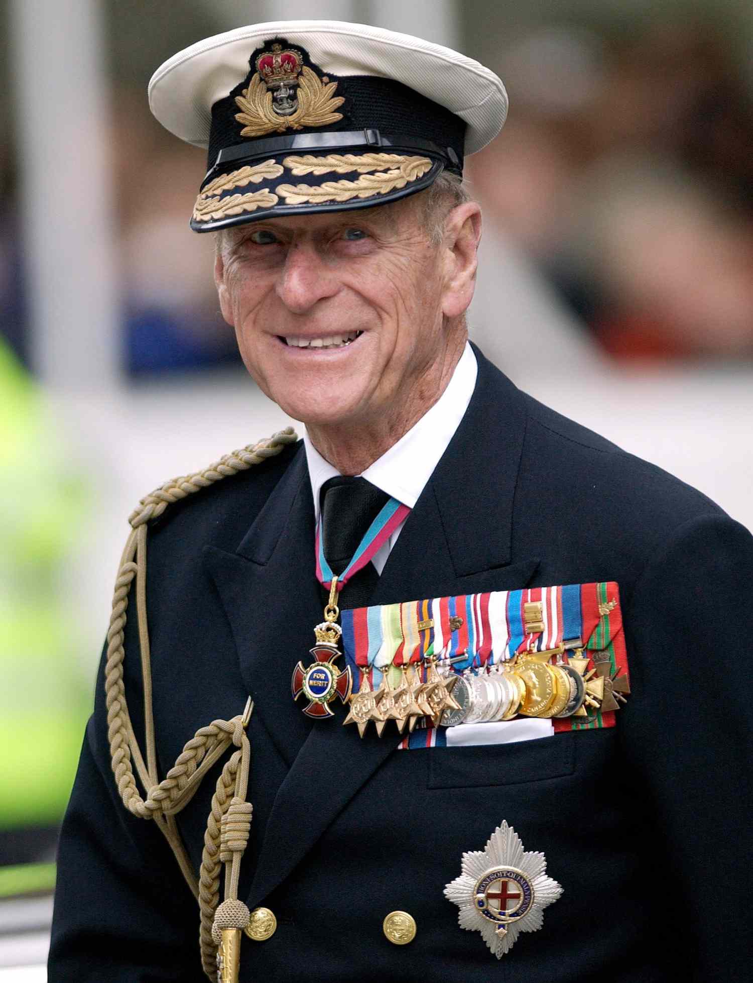 Prince Philip In Military Uniform As Admiral Of The Fleet In The Royal Navy For A Service Of Remembrance For The Iraq War