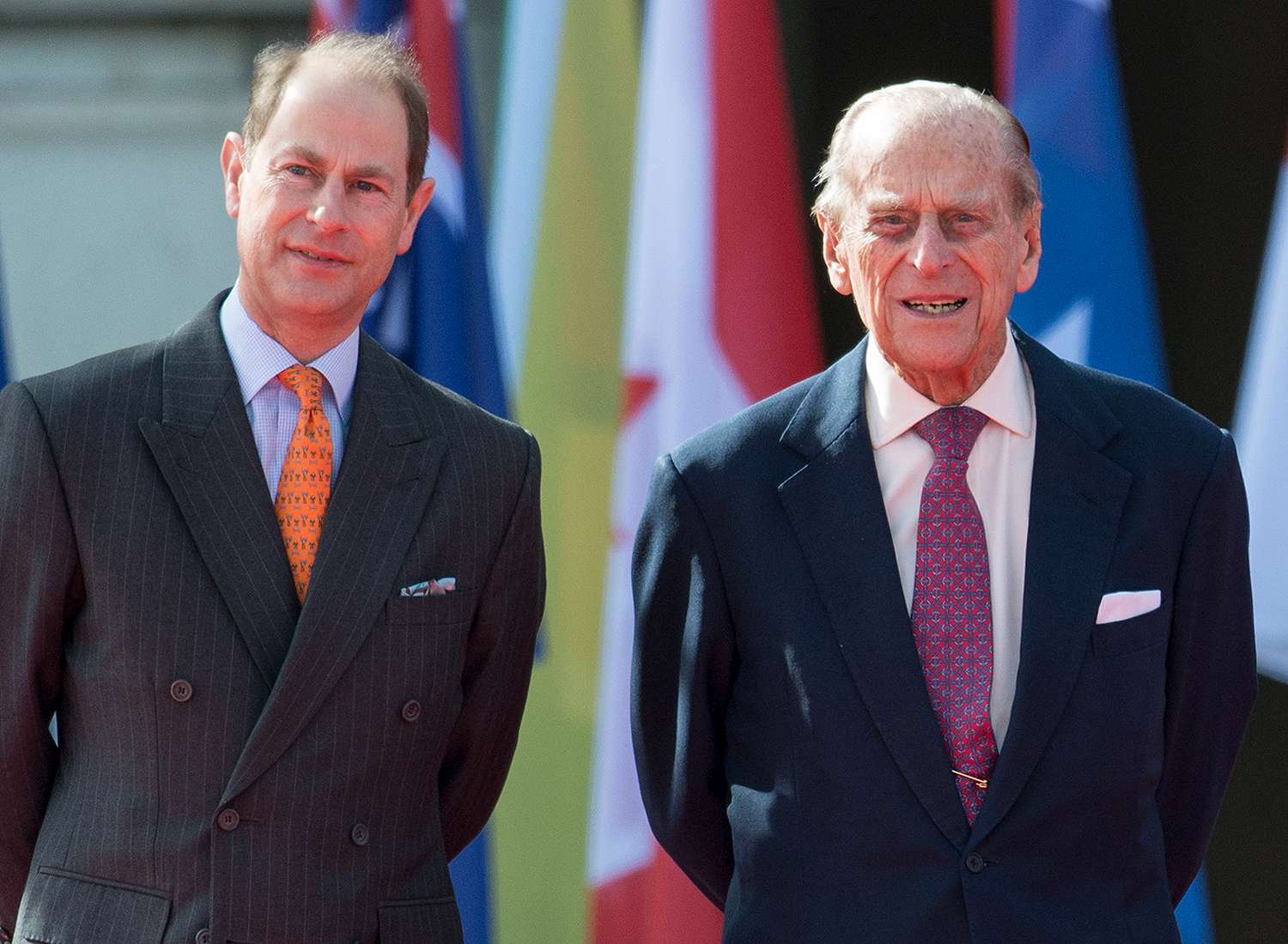 Prince Philip, Duke of Edinburgh and Prince Edward, Earl of Wessex