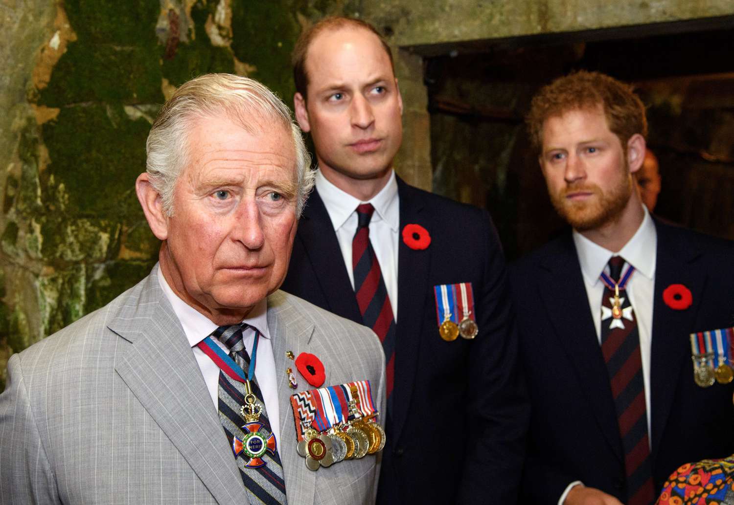 Prince Charles, Prince of Wales, Prince William, Duke of Cambridge and Prince Harry