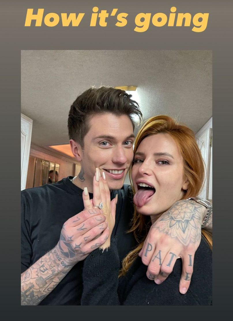 Benjamin Mascolo and Bella Thorne get engaged