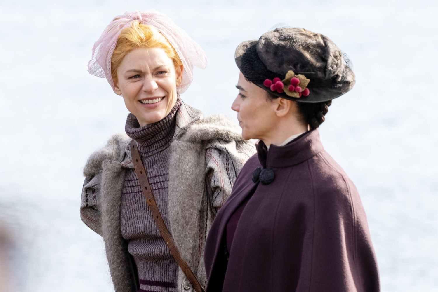 Claire Danes Smiles And Laughs As She Shoots The Essex Serpent