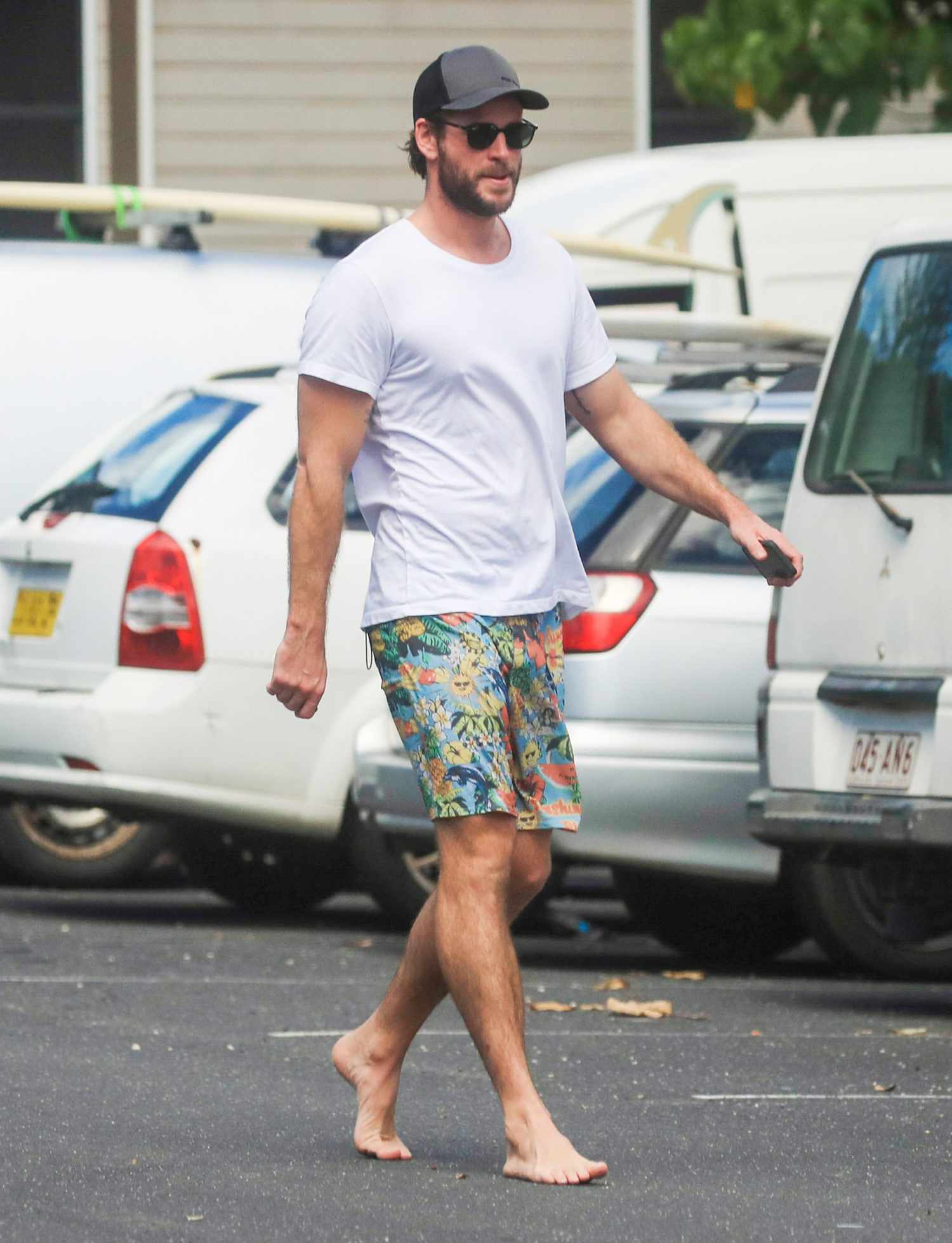 Liam Hemsworth Spotted On A Solo Surf Outing In Byron Bay