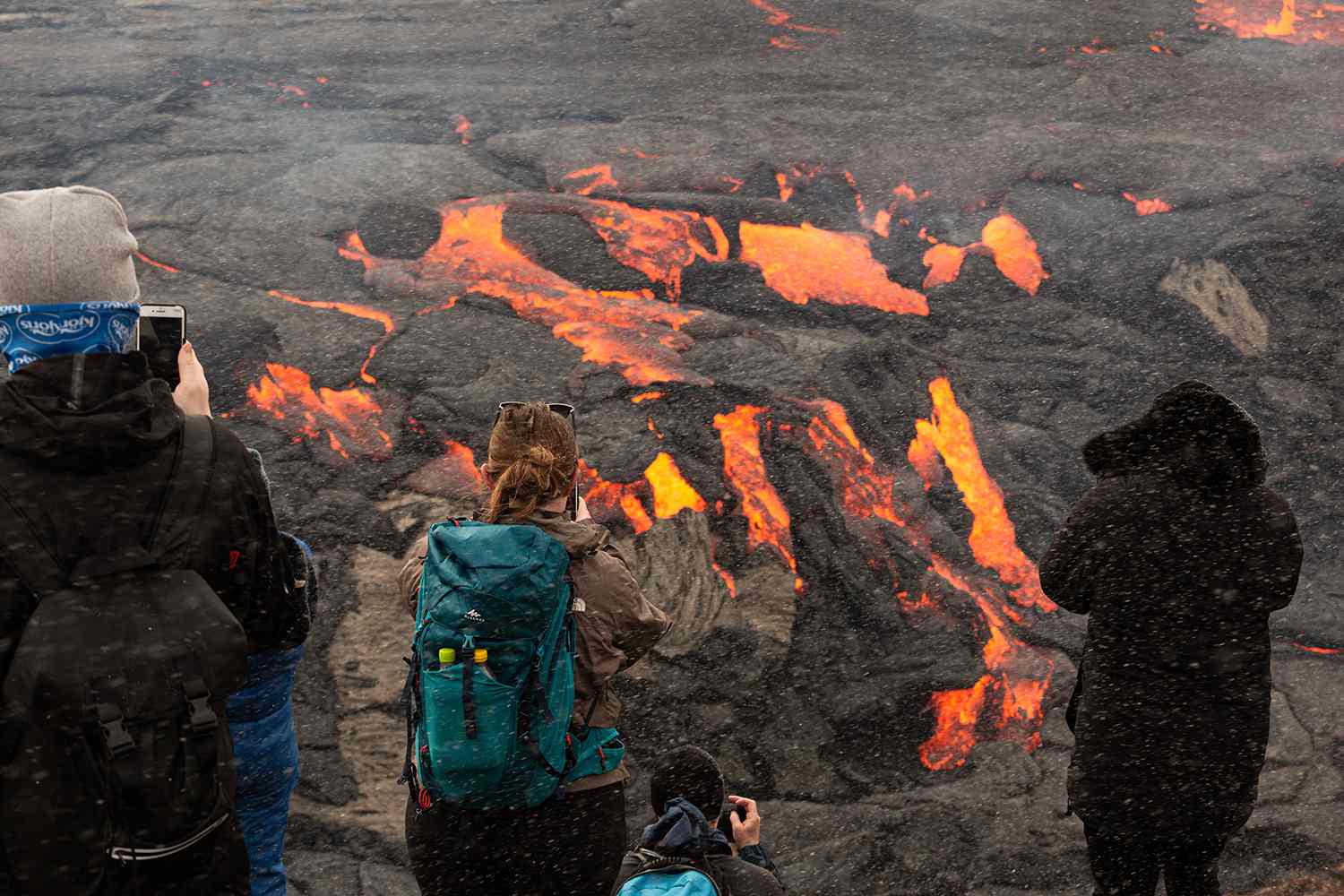 Volcano Erupting in Iceland