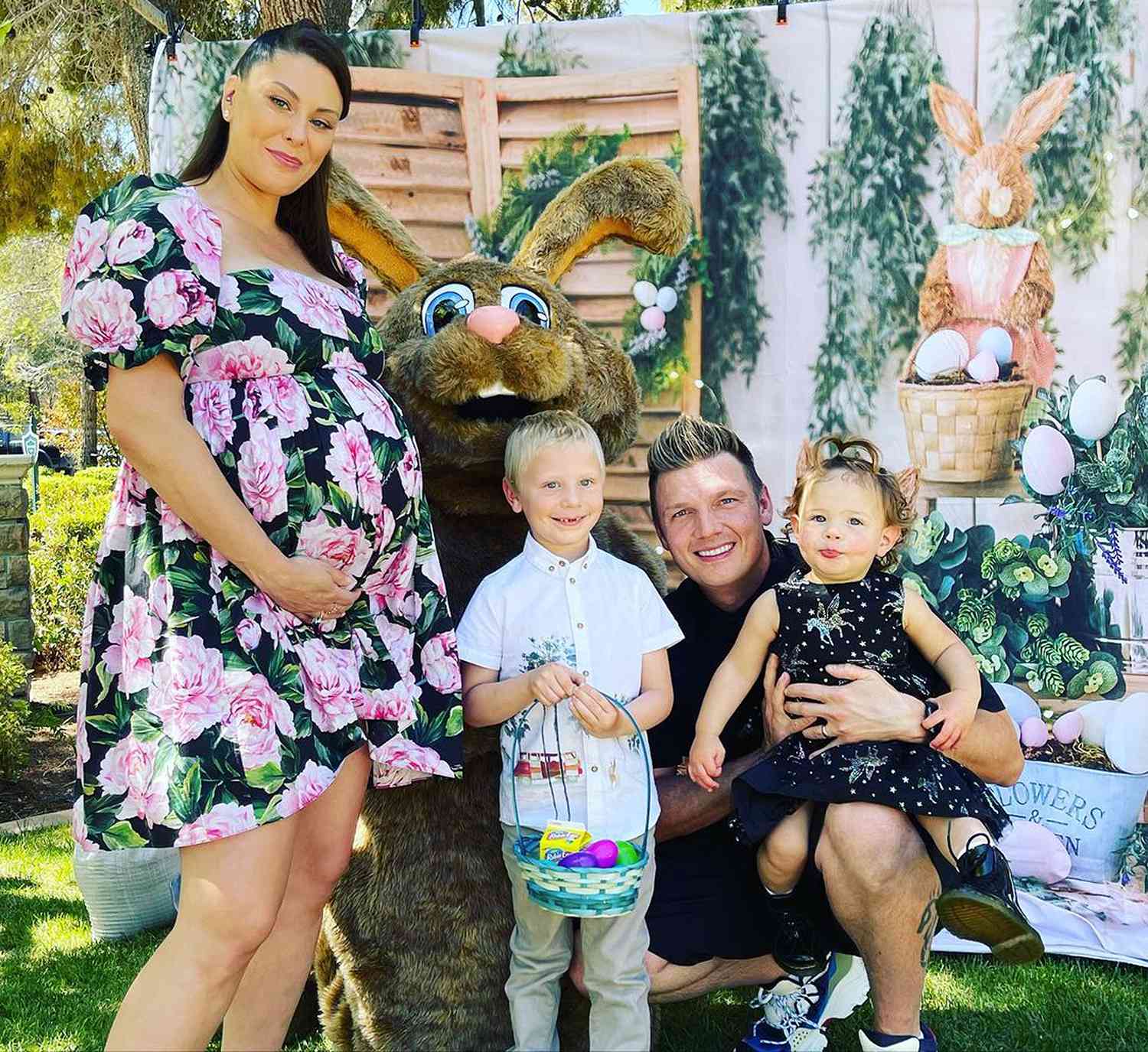 Nick Carter family Easter