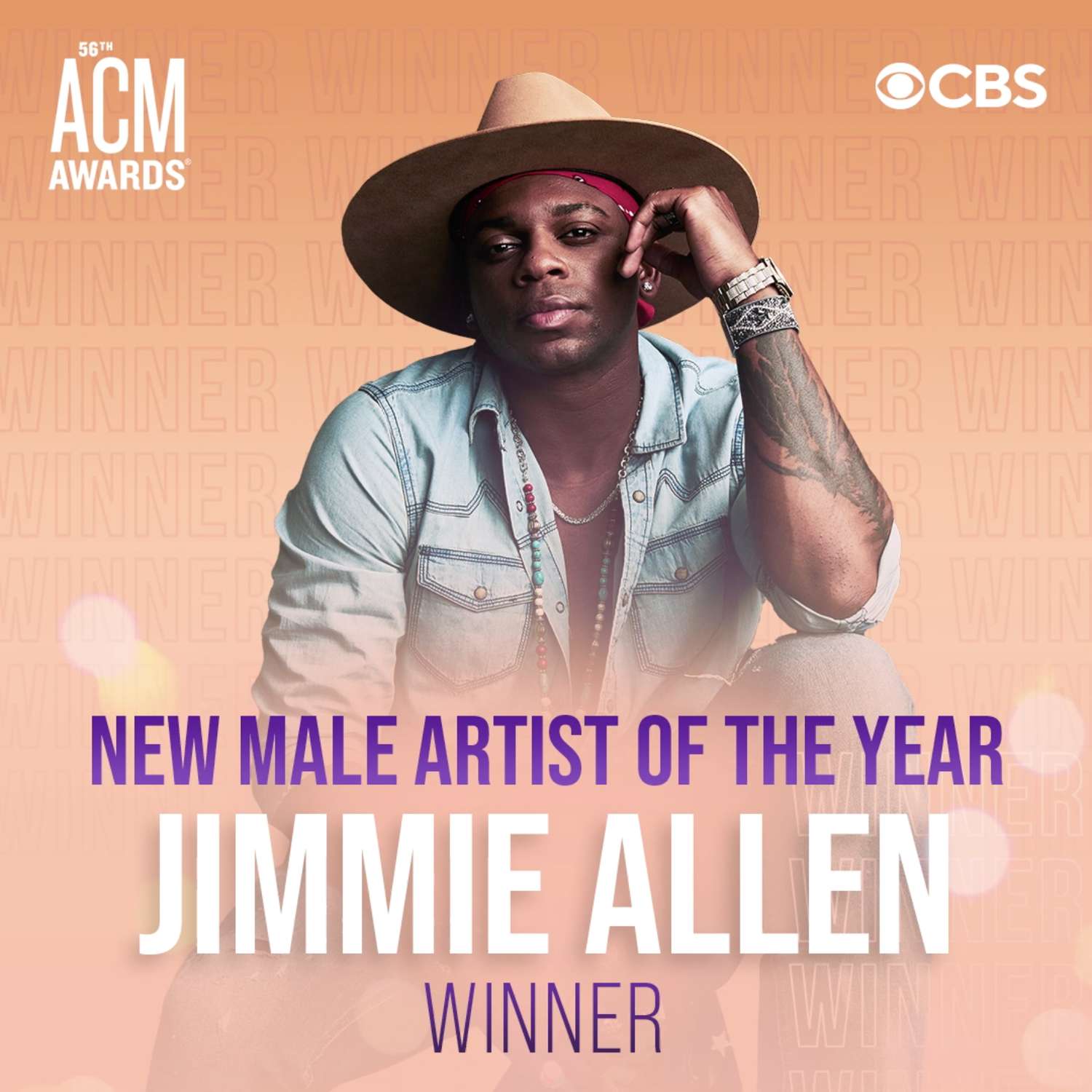 Jimmie Allen Male Artist of the Year