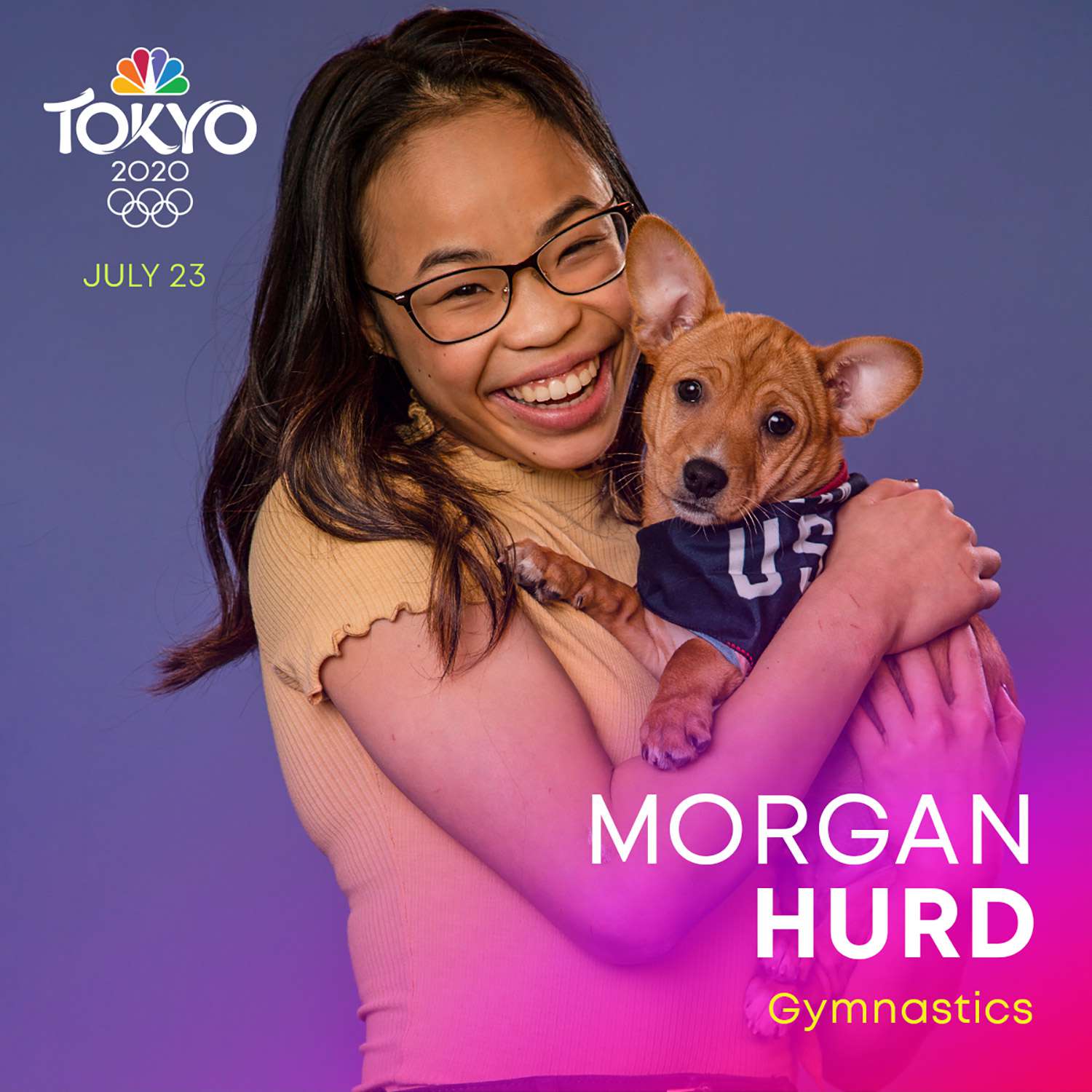 Olympians with rescue pets