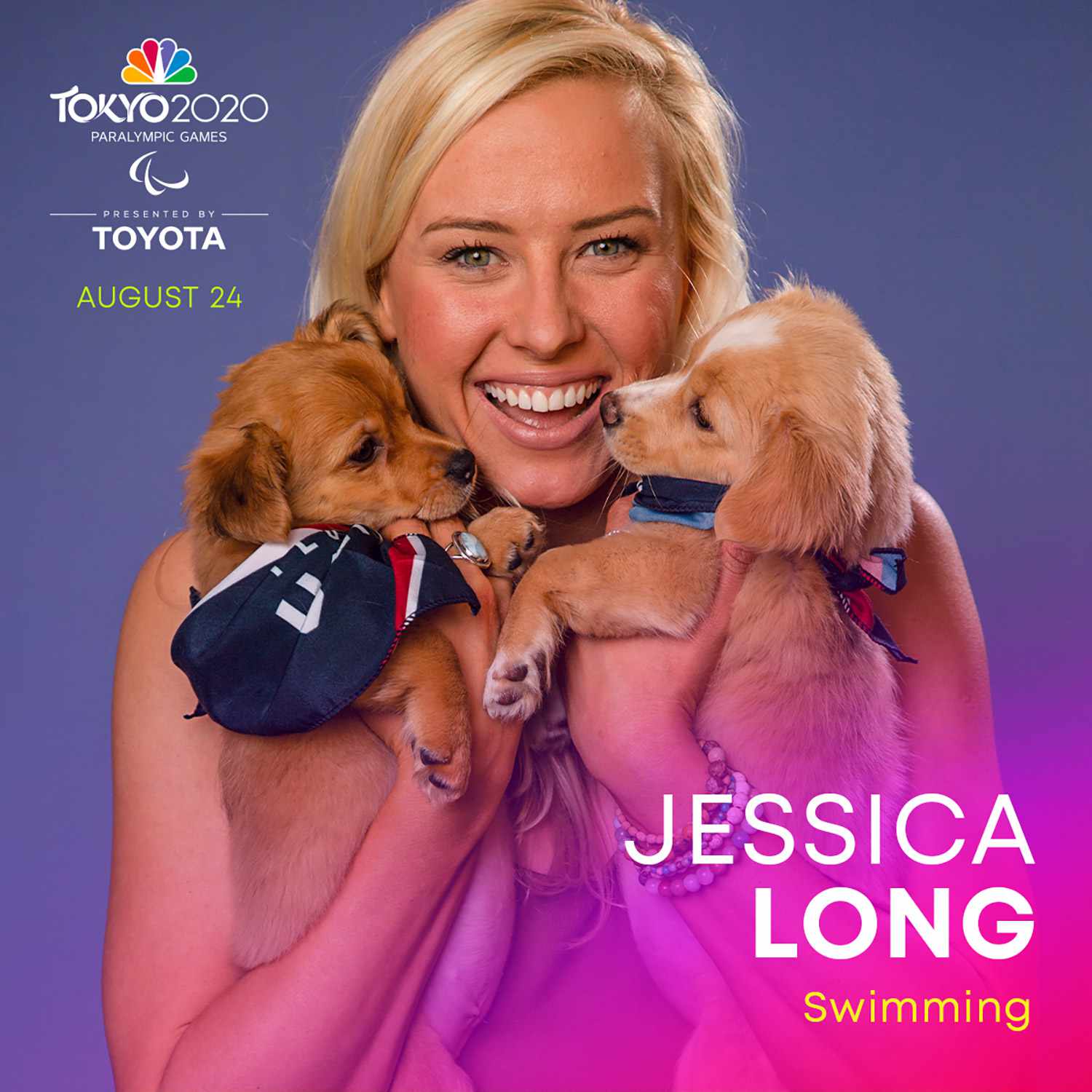 Olympians with rescue pets