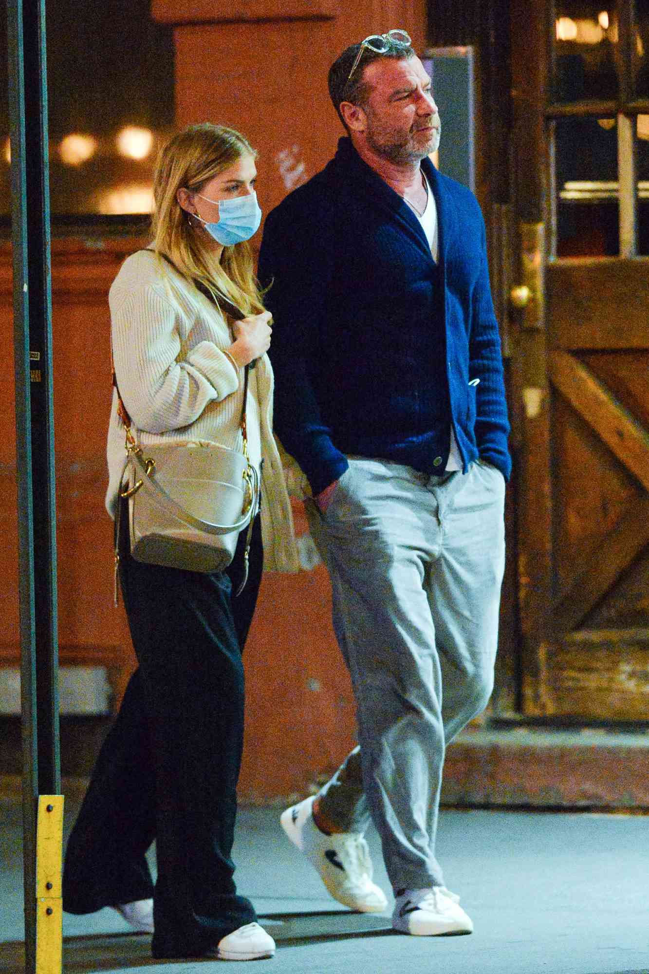 Liev Schreiber and Taylor Neisen are spotted out on a date night in New York City