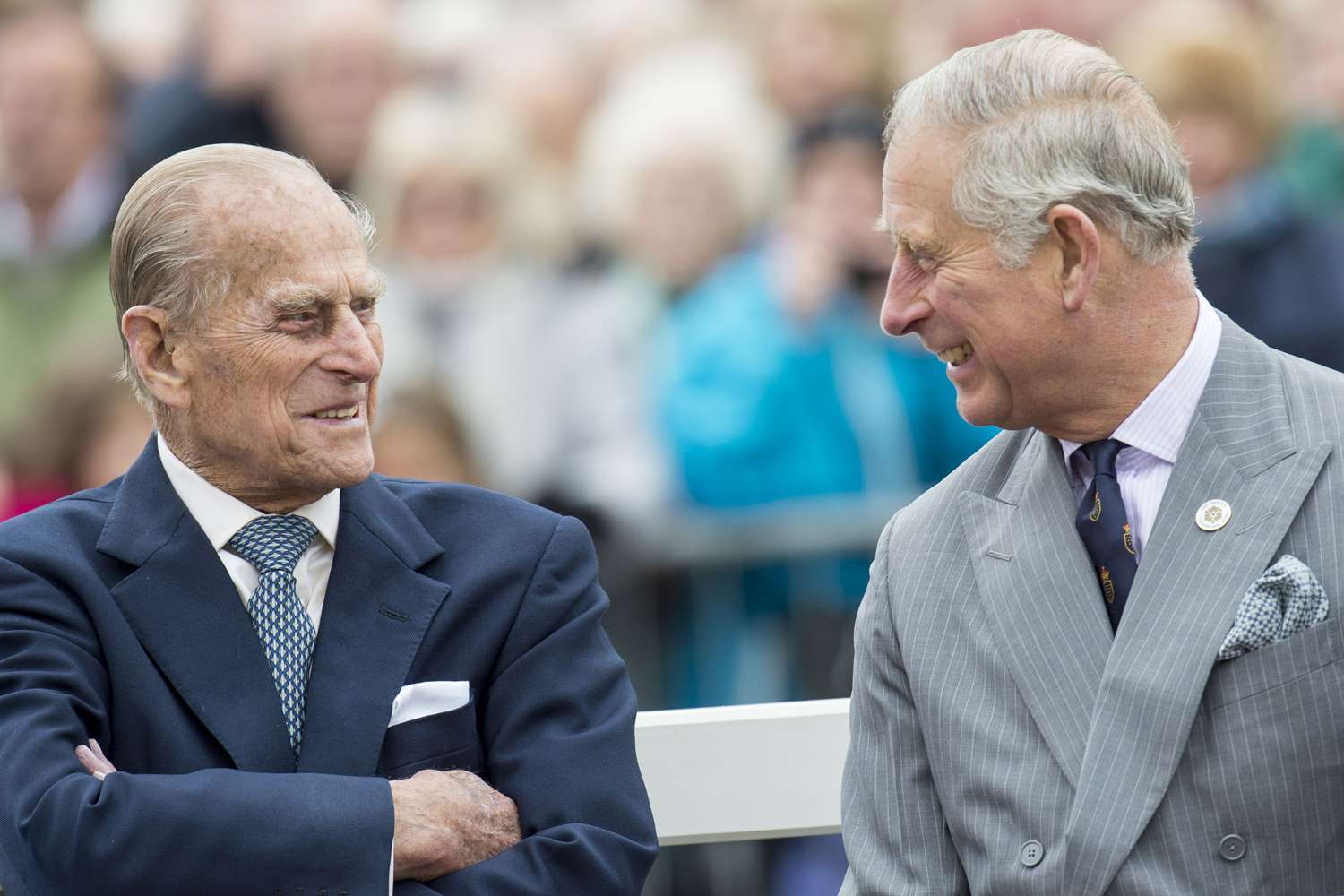 Prince Philip, Duke of Edinburgh and Prince Charles, Prince of Wales
