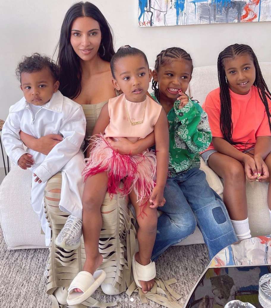 Kim Kardashian Reveals Which of Her Four Kids She Thinks Is Her Twin | PEOPLE.com