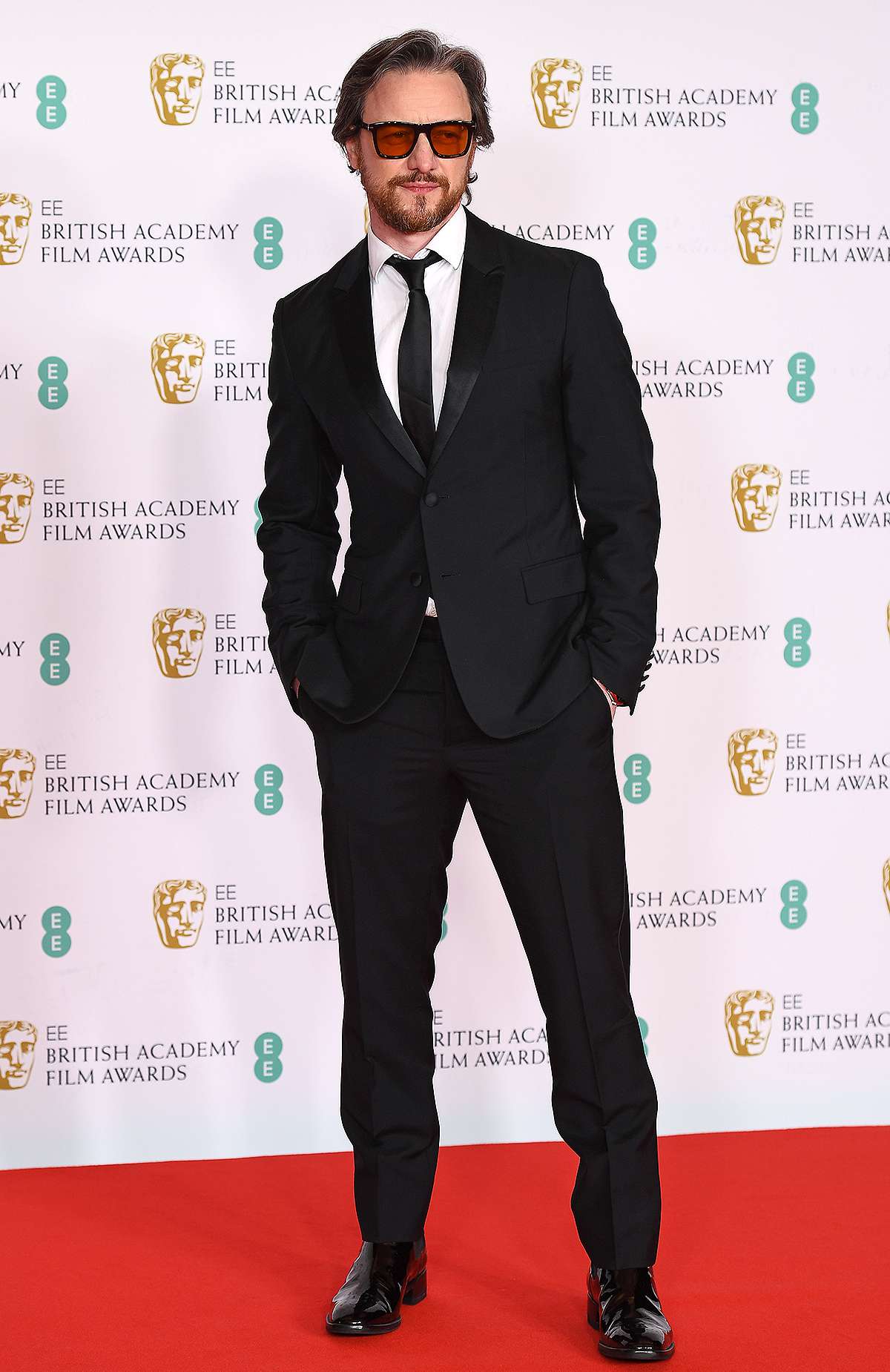 James McAvoy attends the EE British Academy Film Awards 2021 at the Royal Albert Hall on April 11, 2021