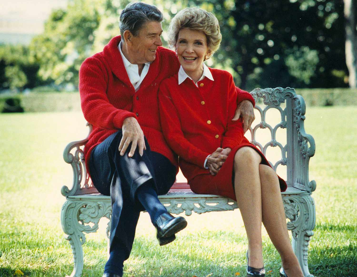 Ronald Reagan and First Lady Nancy Reagan