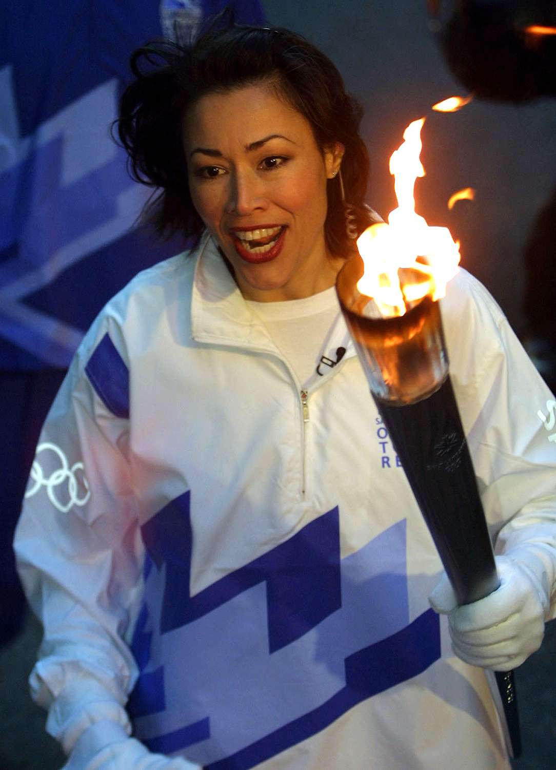 celebs Olympic torch relay