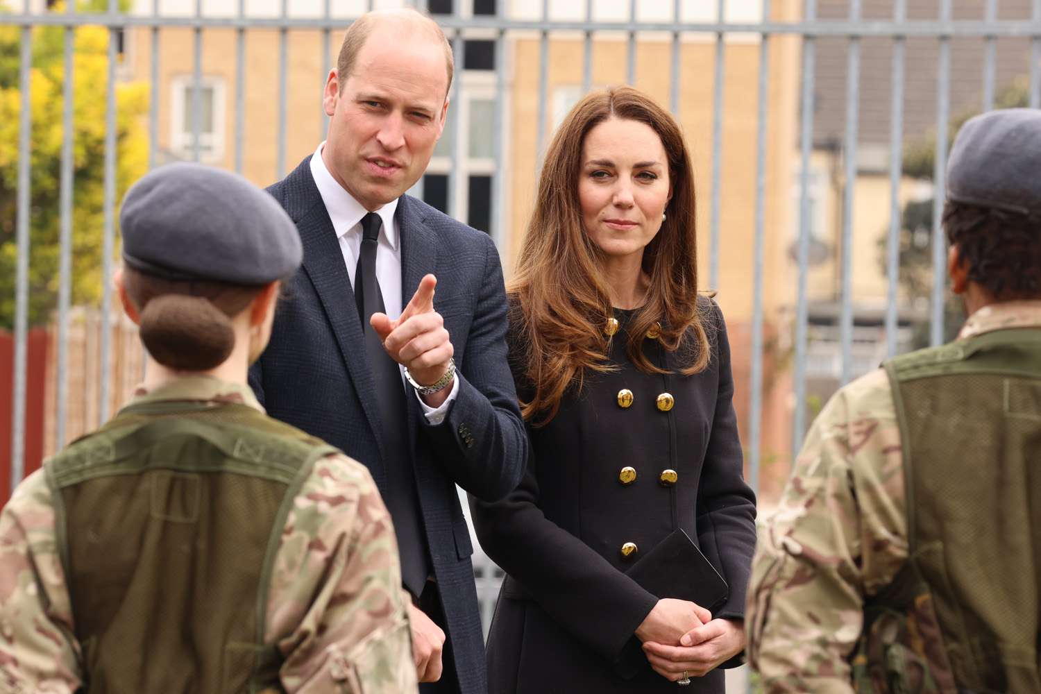 Prince William, Duke of Cambridge, and Britain's Catherine, Duchess of Cambridge