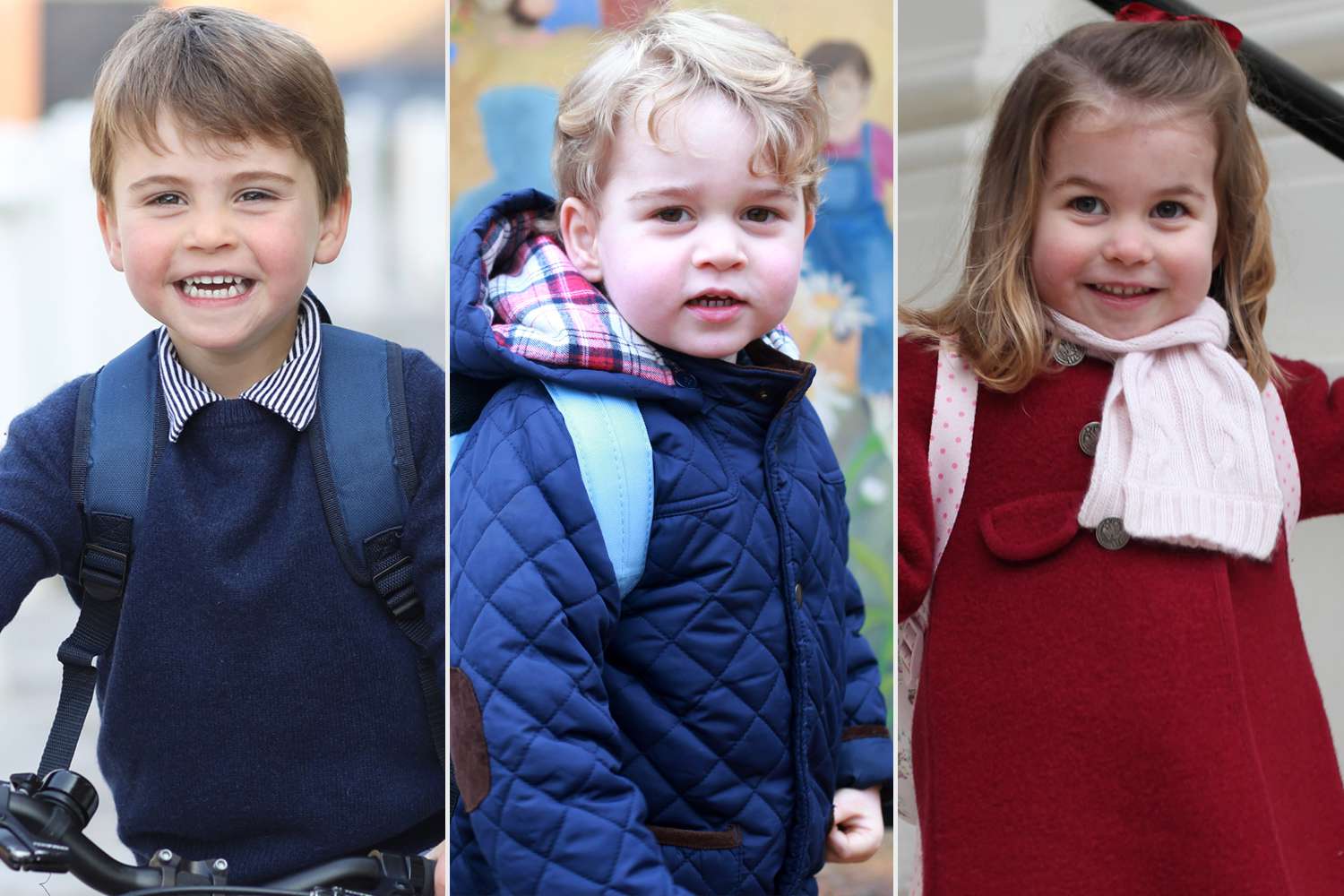 Royals first day of nursery school