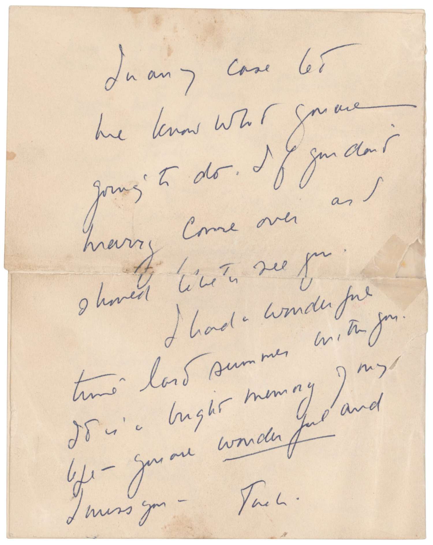 Revealing' JFK Love Letters to Swedish Mistress Up for Sale at Boston Auction House