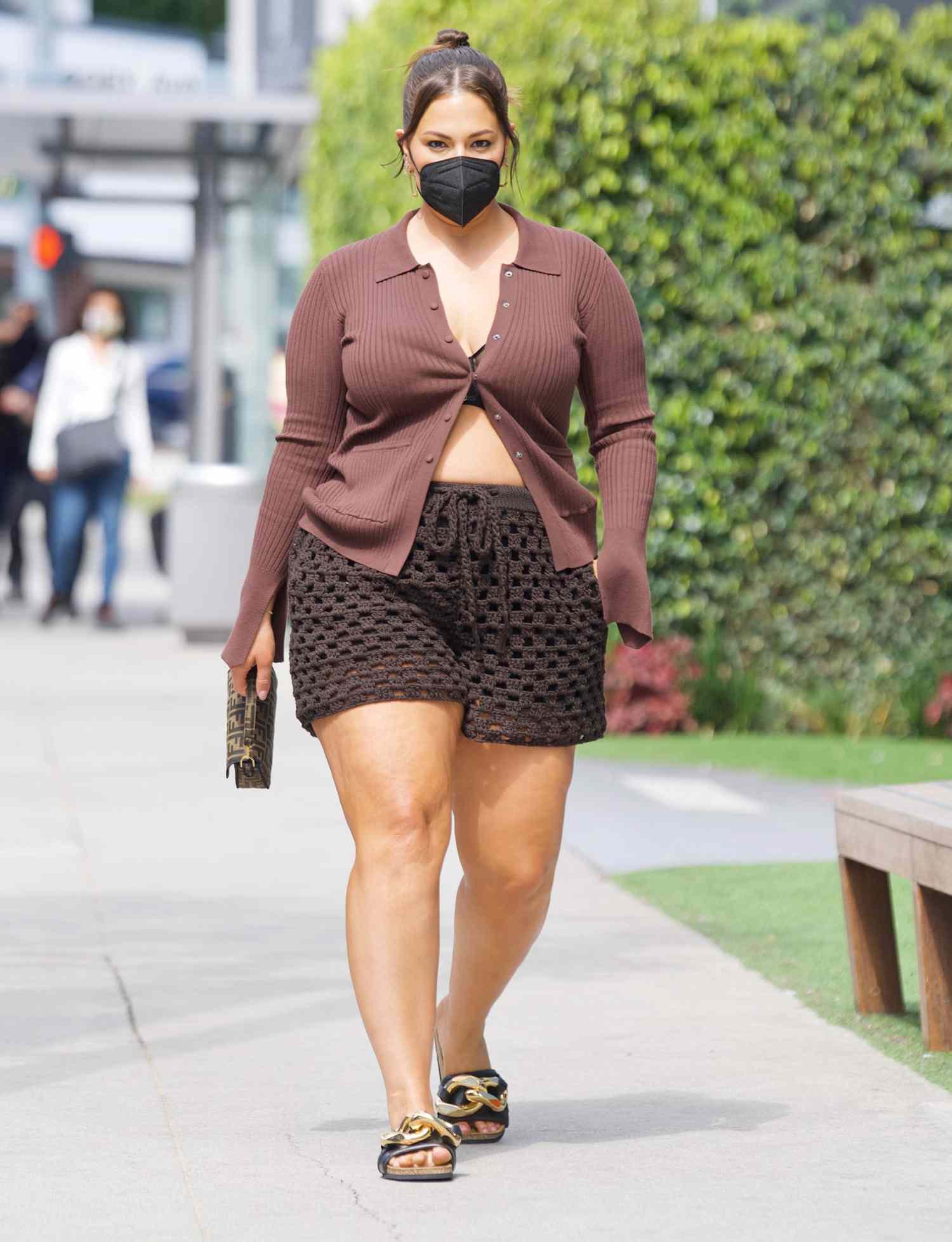 Ashley Graham was spotted out in West Hollywood, as she made her way to Soho House