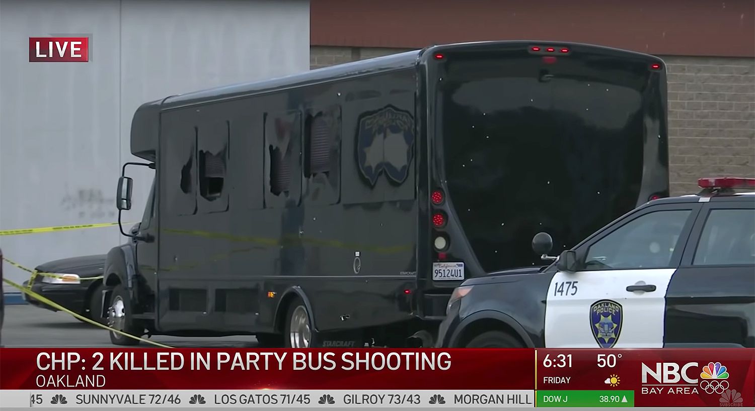 party bus shooting
