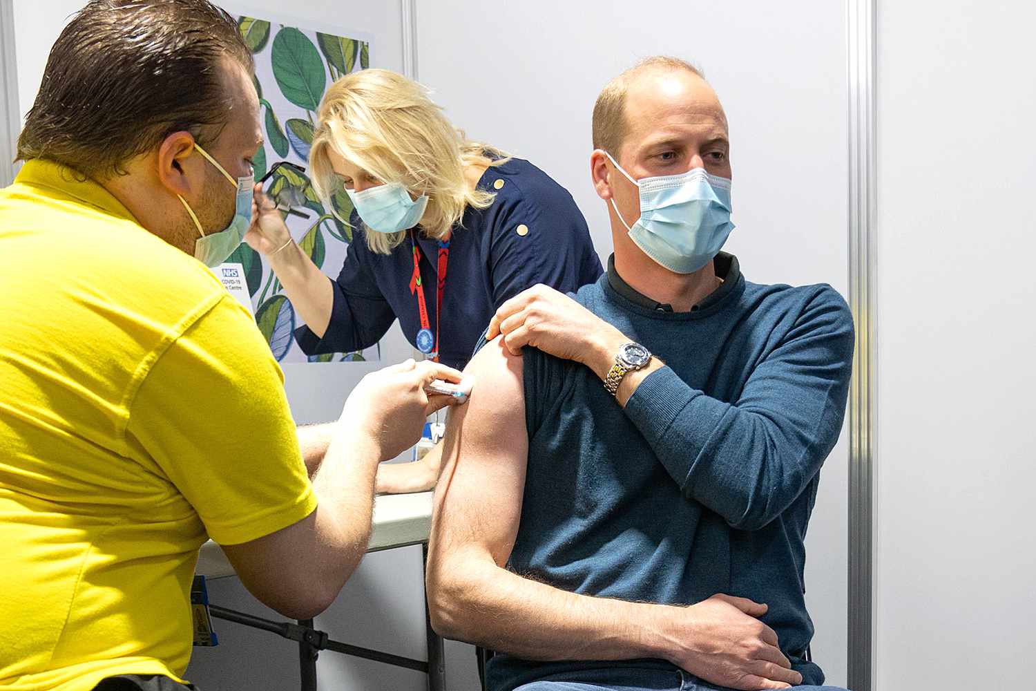 Prince William gets the Covid Vaccine