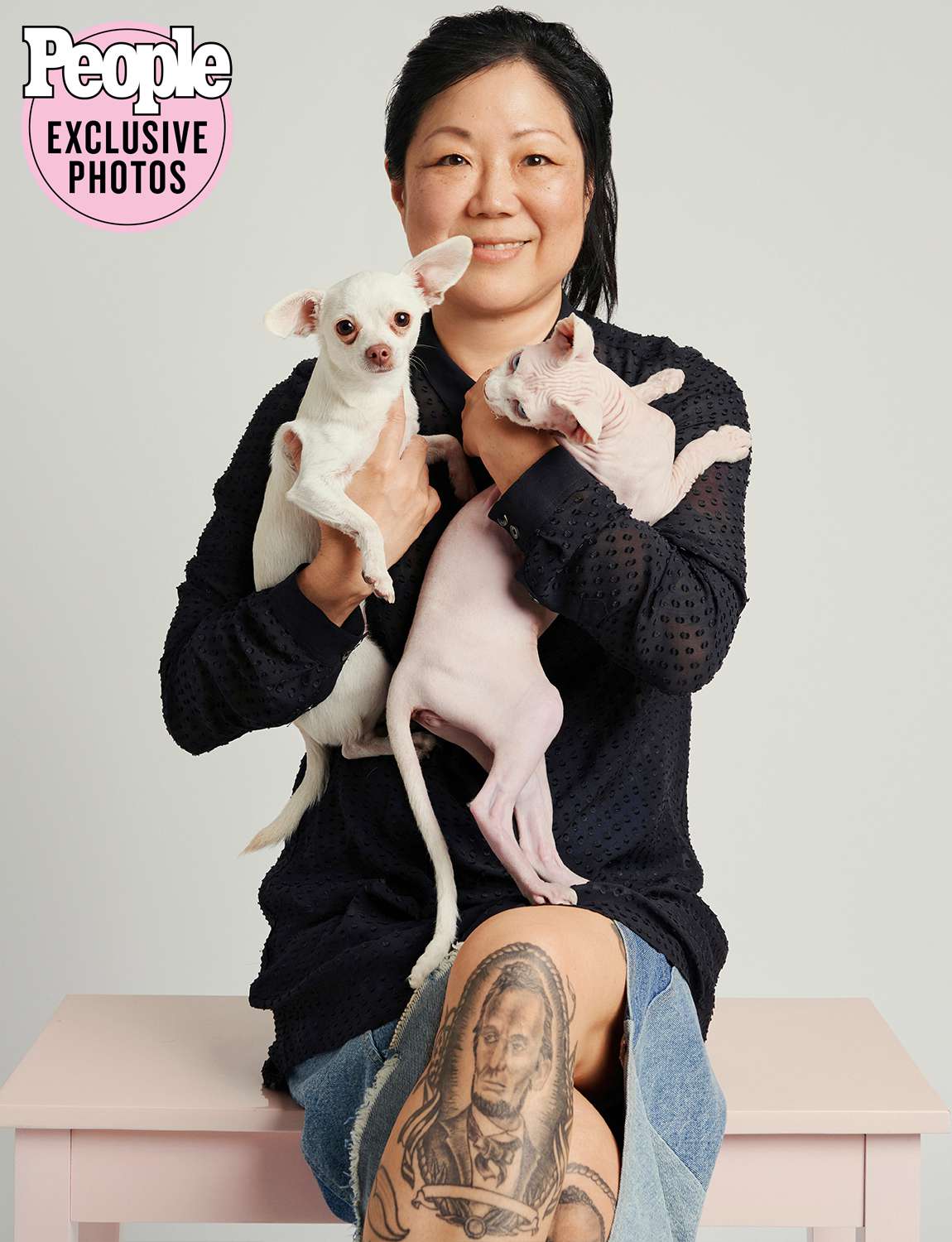 margaret cho and her pets